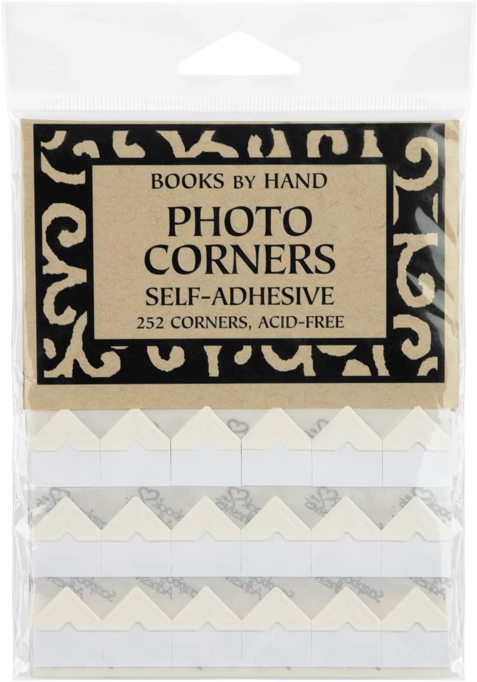 Books By Hand Self-Adhesive Photo Corners Ivory
