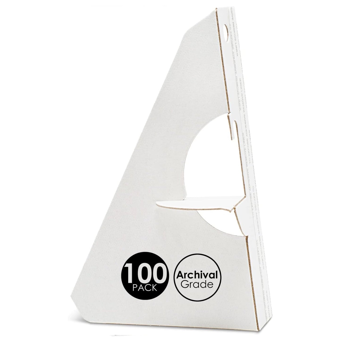 Self Stick Easel Back, Cardboard Stand Pack of 100 5 Inch