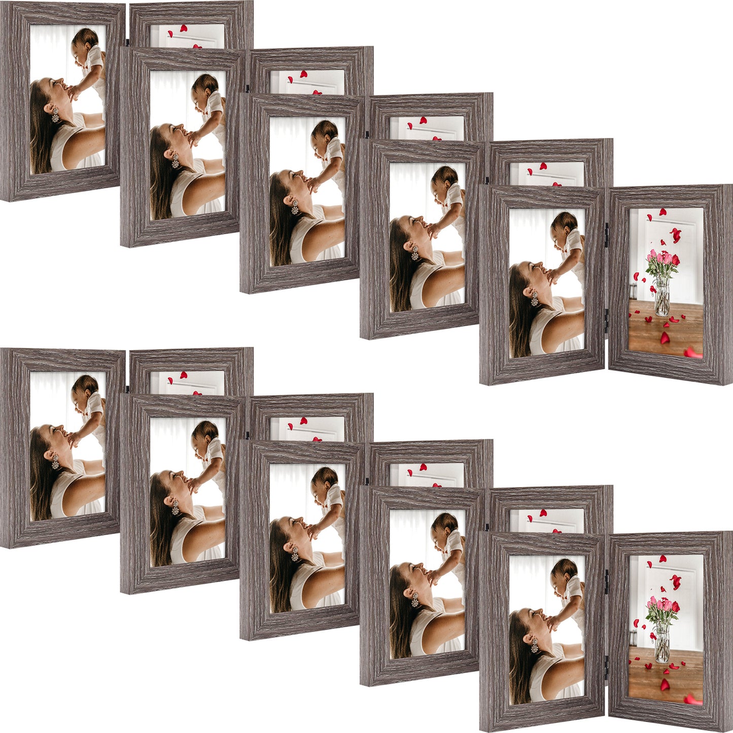 Clearance 4x6 Double Picture Frame (10 Pcs Per Box)