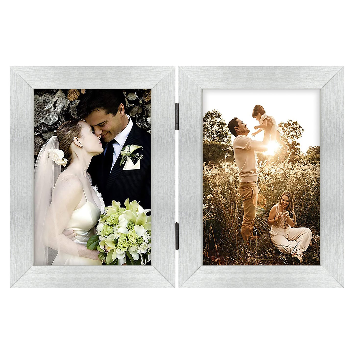Clearance Double Picture Frame for 5x7 Picture (10 Pcs Per Box)