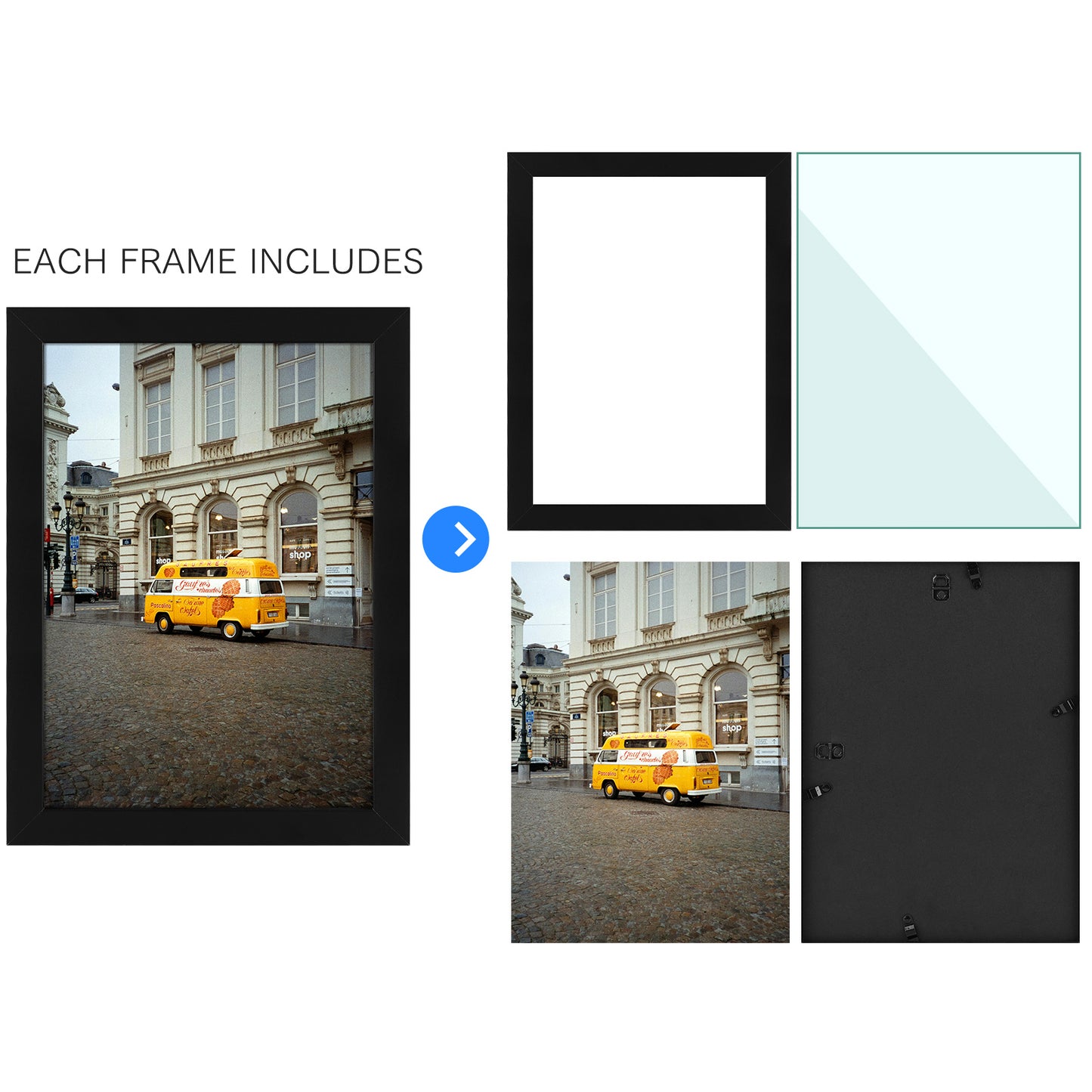 A4 Picture Frame with Plexiglass (24 Pcs Per Box)