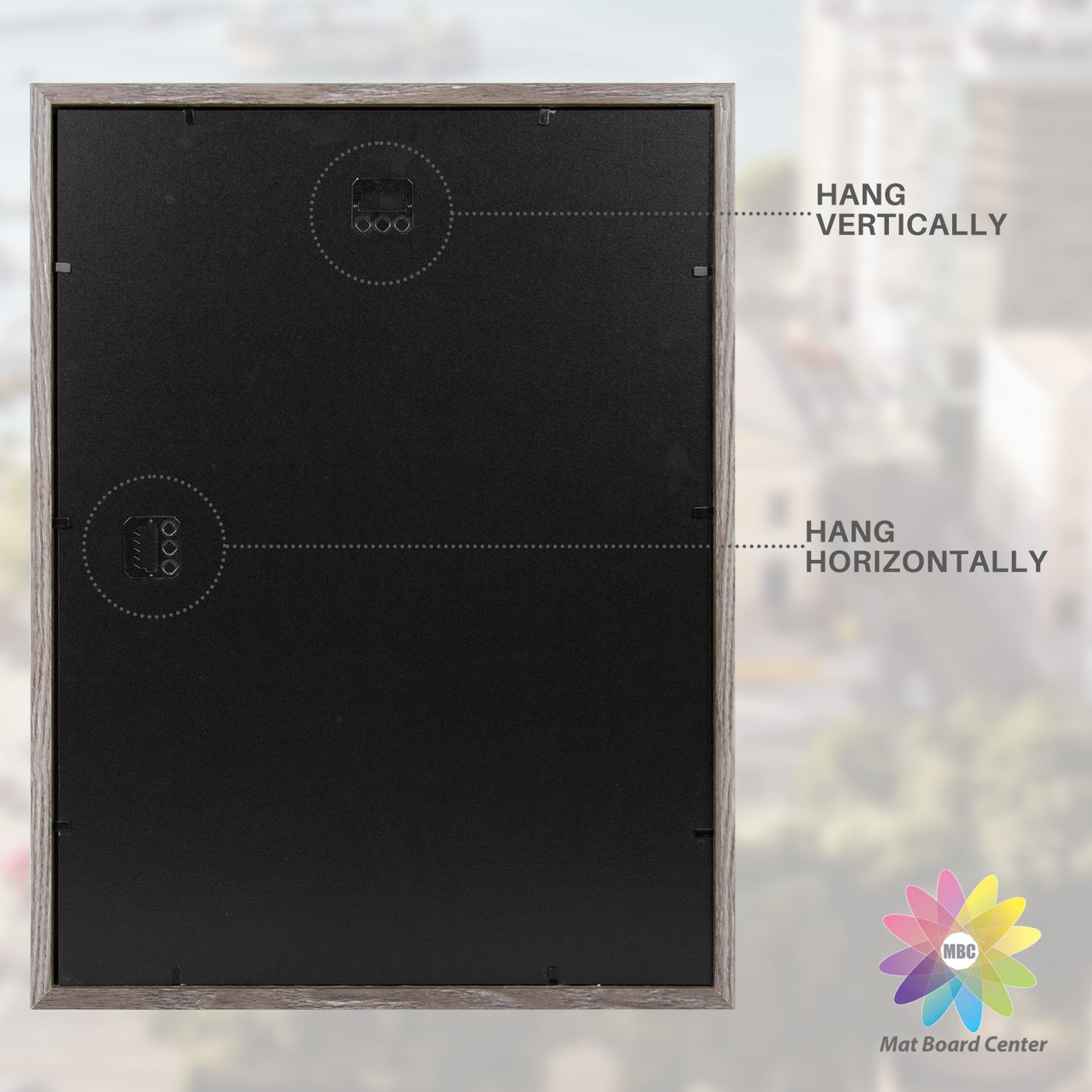BOGO 12x16 Picture Frame for 8x12 Photo with Ivory Mat and Real Glass (8 Pcs Per Box)