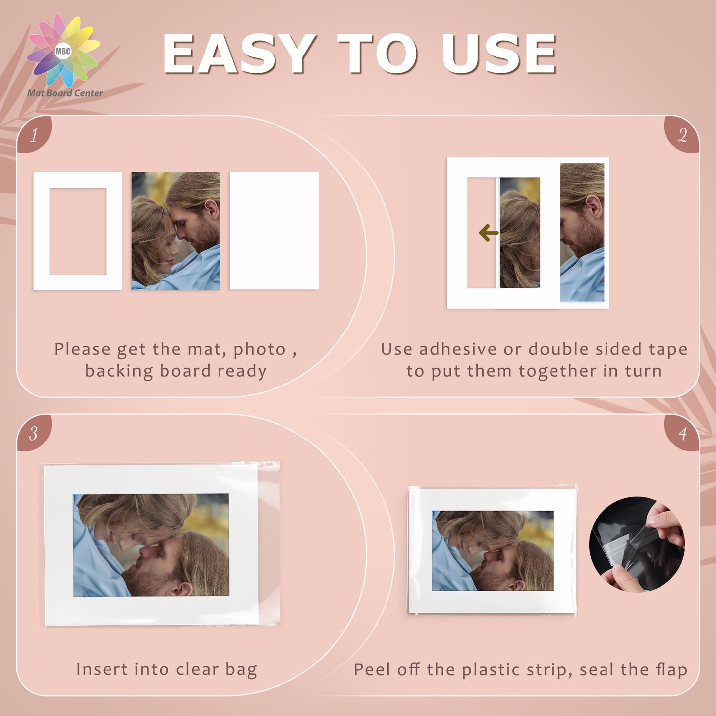 10 Pack 18x24 Whitecore Economy Pre-Cut Mat Board for 12x18 Photo+ Backing + Bag