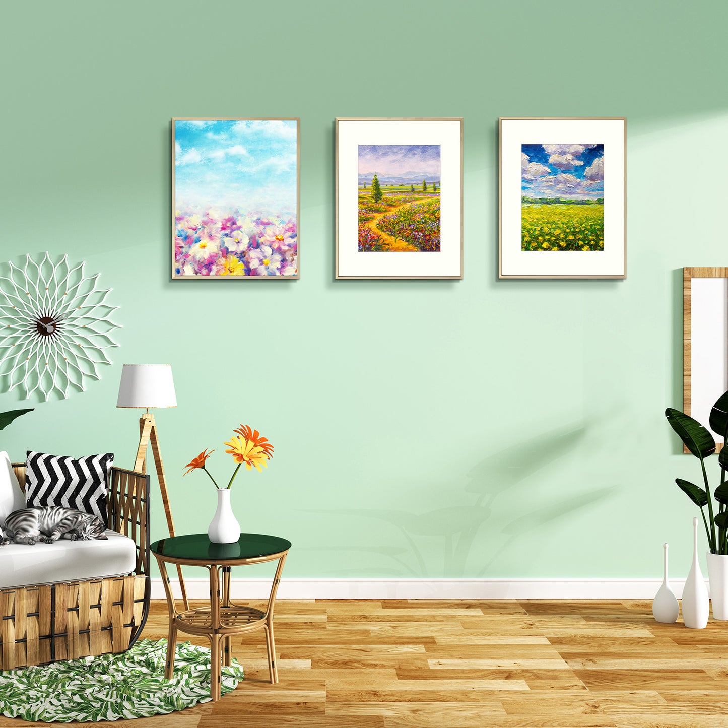 16x20 Aluminum Frame for 11x14 Picture with Ivory Mat Gold Color (6 Pcs per Box)