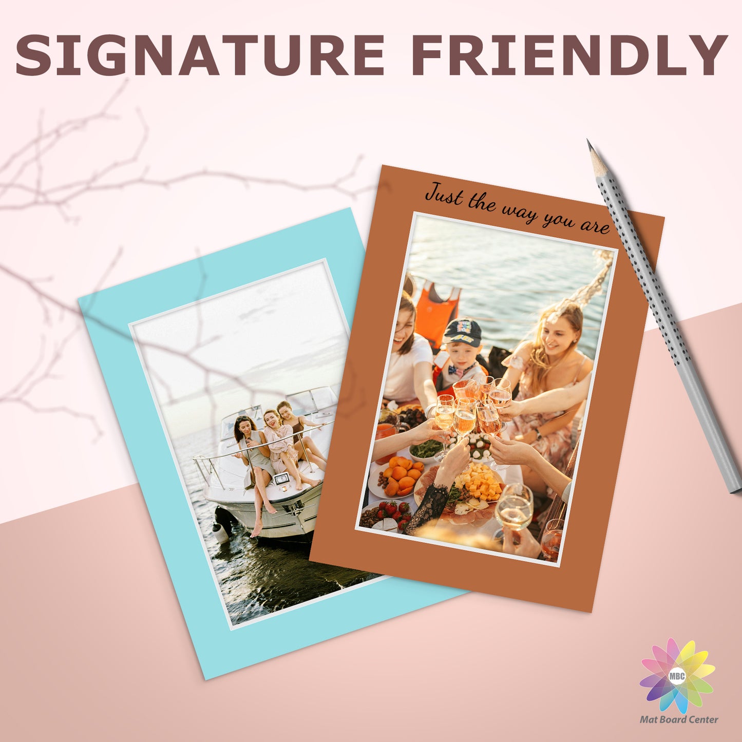 5x7 Mixed Color Mats For 4x6 Picture-Pack of 50
