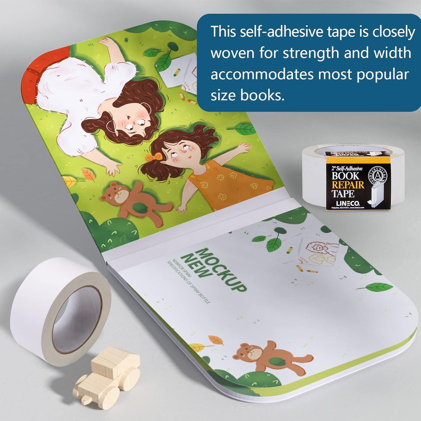 Lineco Self-Adhesive Book Repair Tape 2 Inches Wide