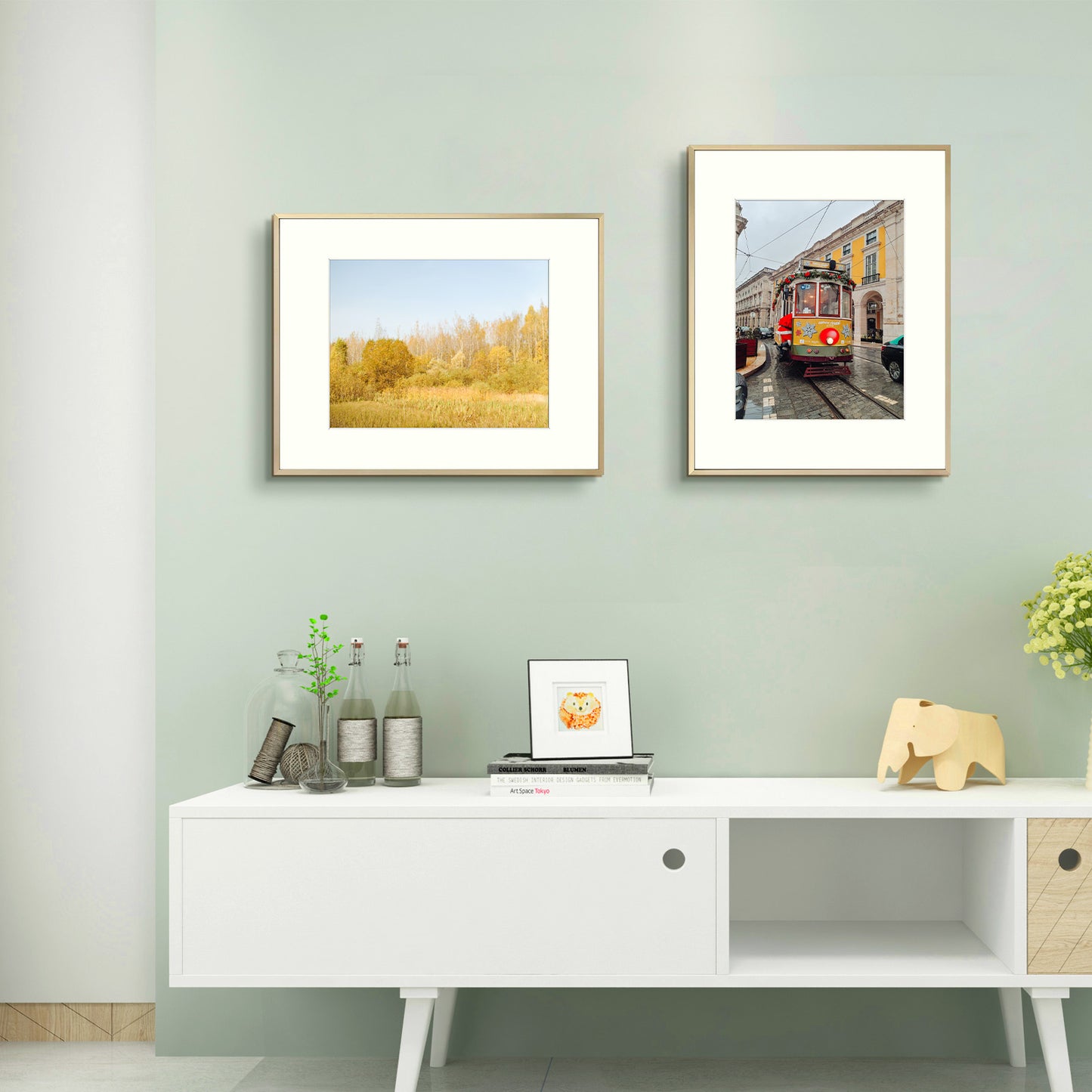 16x20 Aluminum Frame for 11x14 Picture with Ivory Mat Gold Color (6 Pcs per Box)