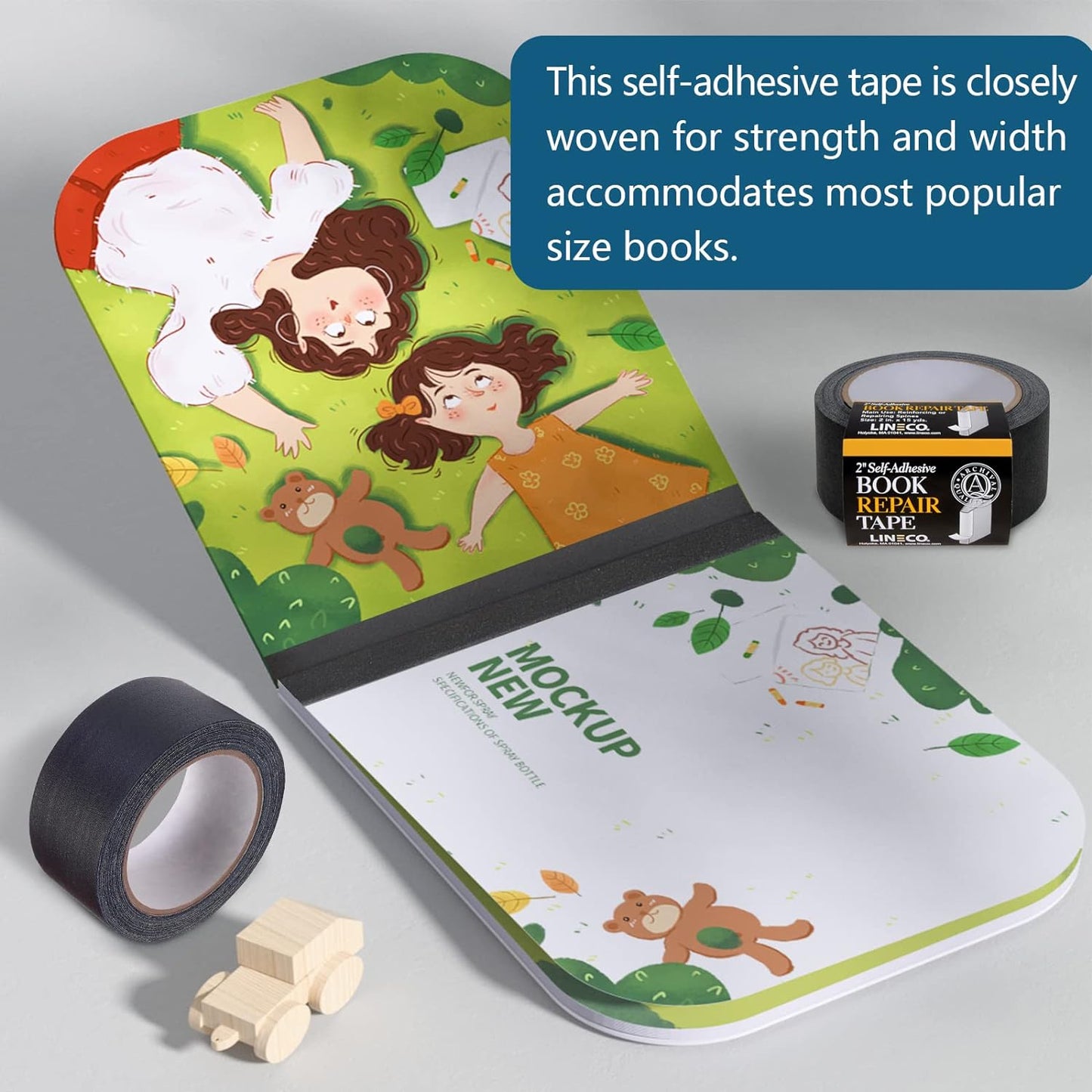 Lineco Self-Adhesive Book Repair Tape 2 Inches Wide