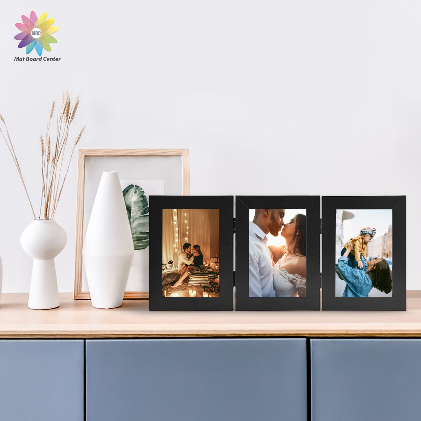Clearance Three Picture Frame for Three 4x6 Pictures (8 Pcs per Box)