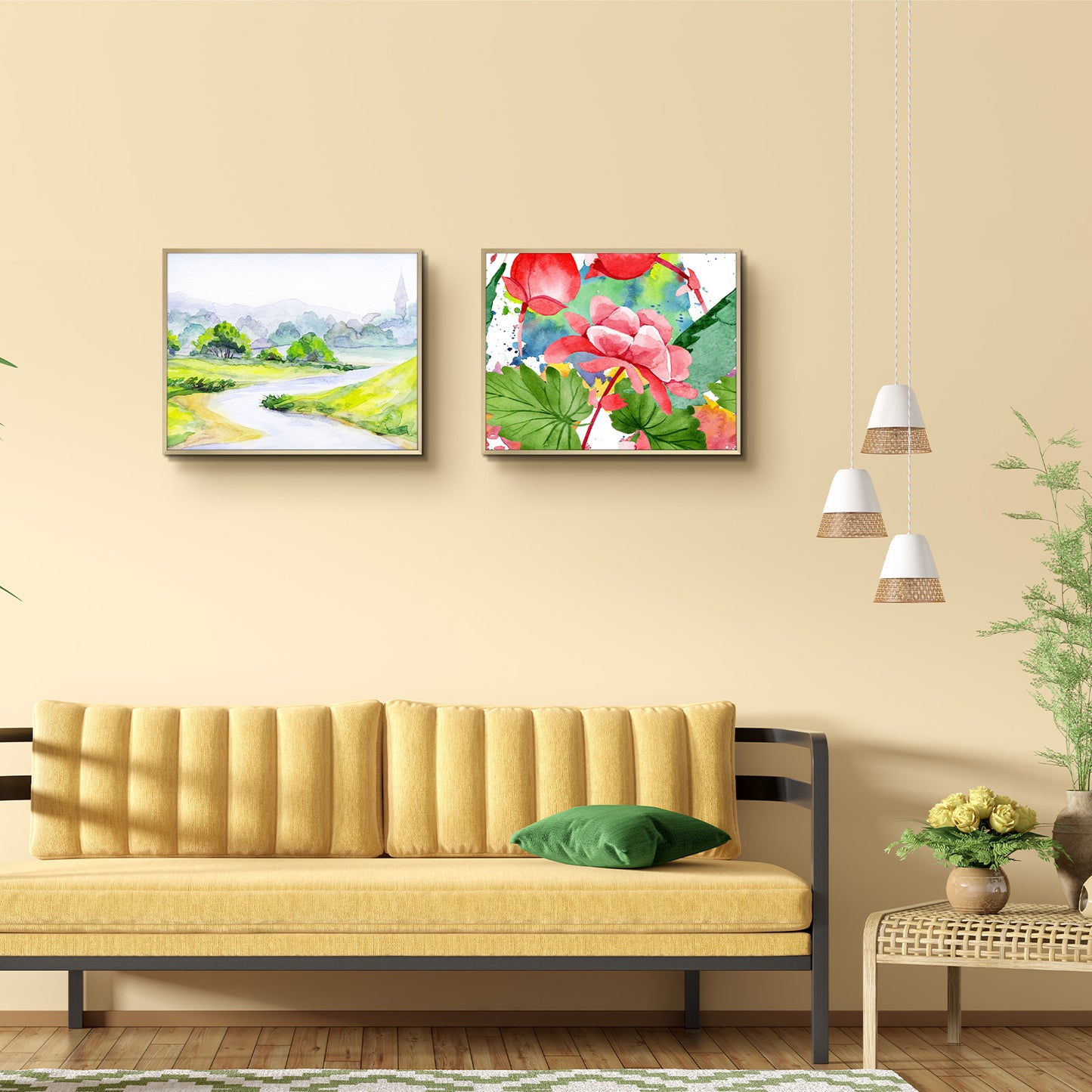 16x20 Aluminum Frame for 11x14 Picture with Ivory Mat Gold Color (6 Pcs per Box)