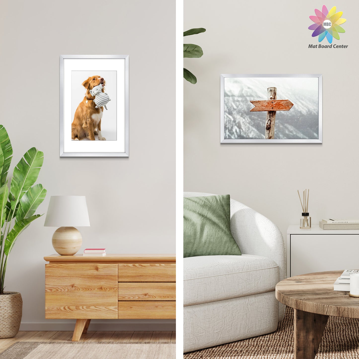 Clearance 16x24 Picture Frame for 12x18 Picture with White Mat (6 Pcs per Box)