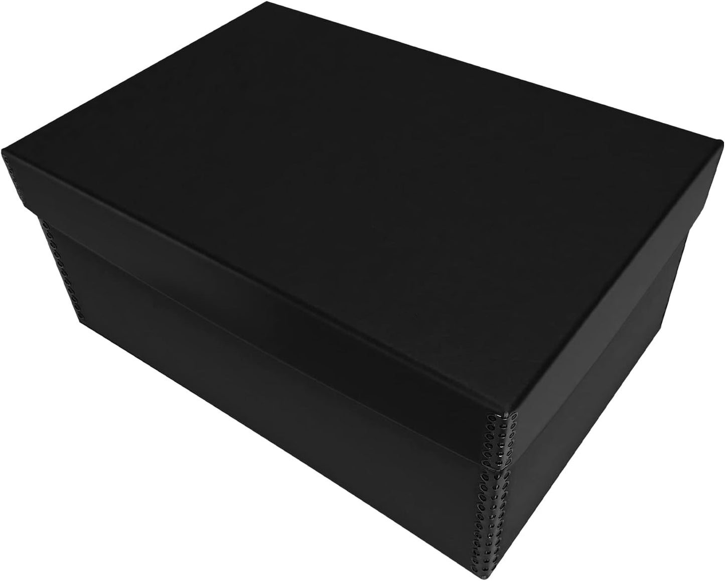 5x8x12 Storage Box with Removable Lid Black