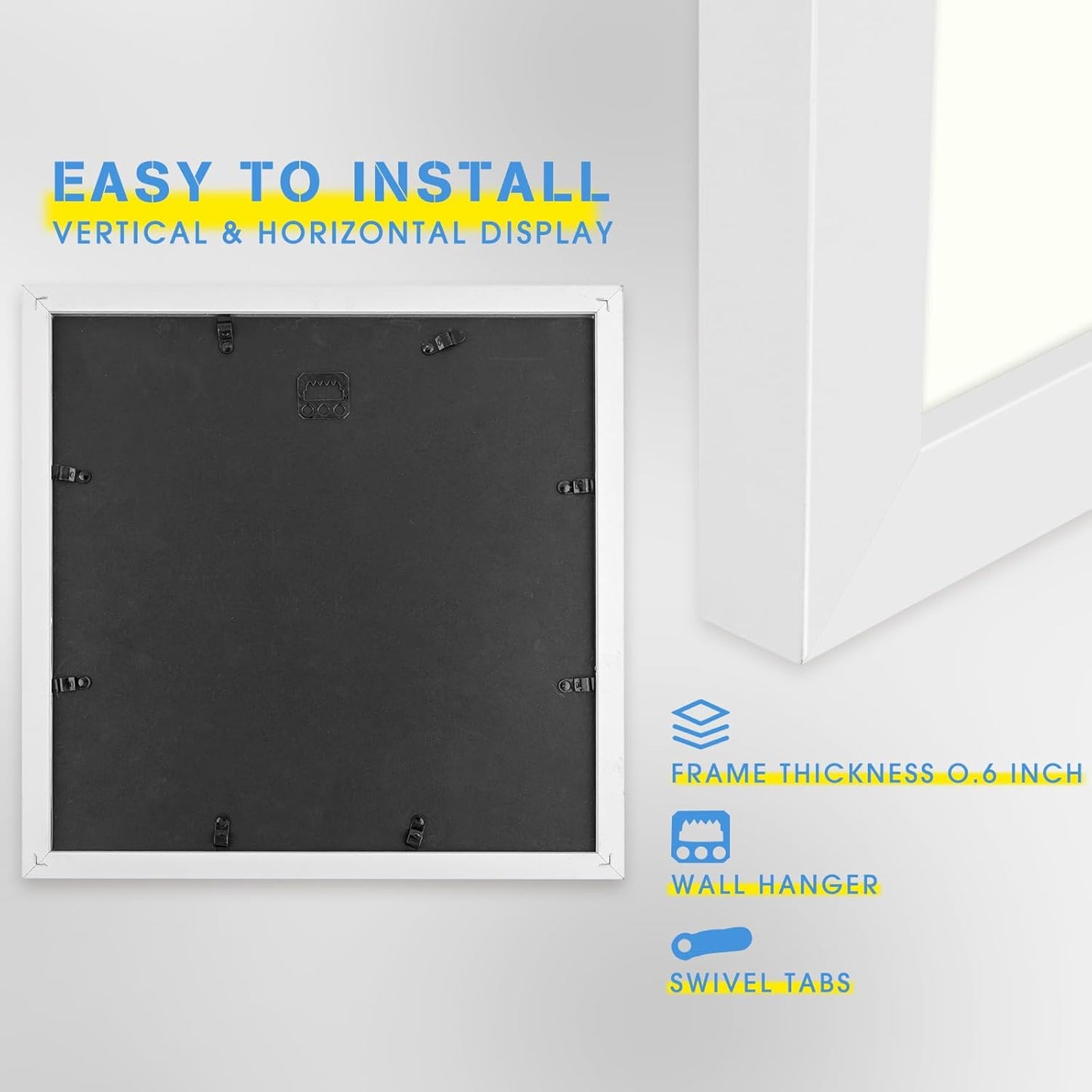 12x12 Picture Frame for 8x8 Photo MDF (9 Pcs per Box)