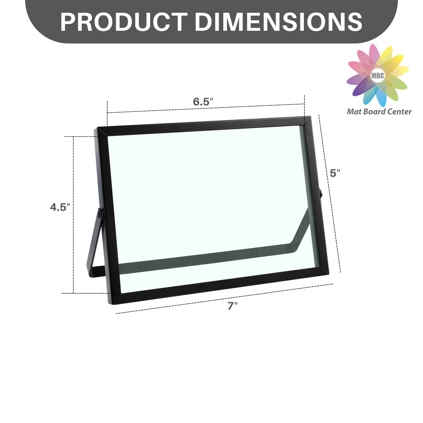7x5 Floating Frame Displays Any Size Photo up to 7 by 5 (24 Pcs Per Box)