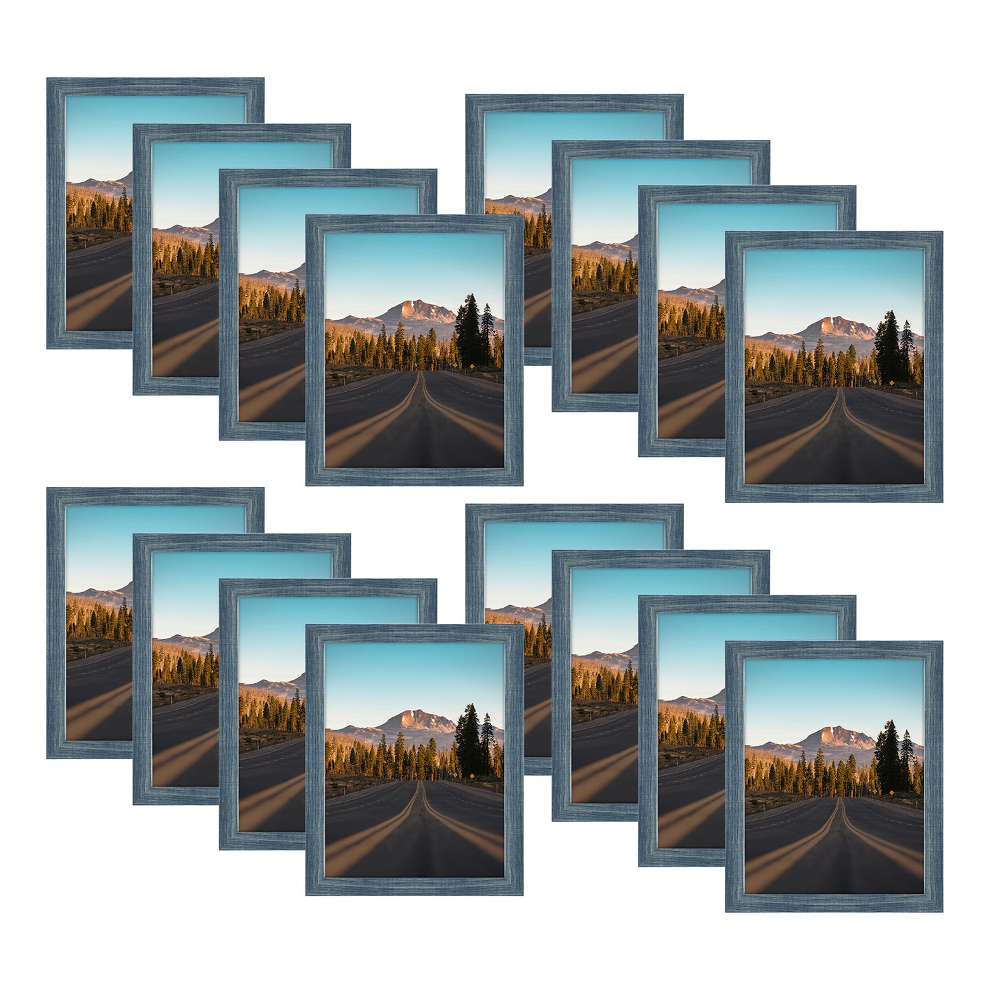 8.5x11 Picture Frame with Real Glass (16 Pcs Per Box)