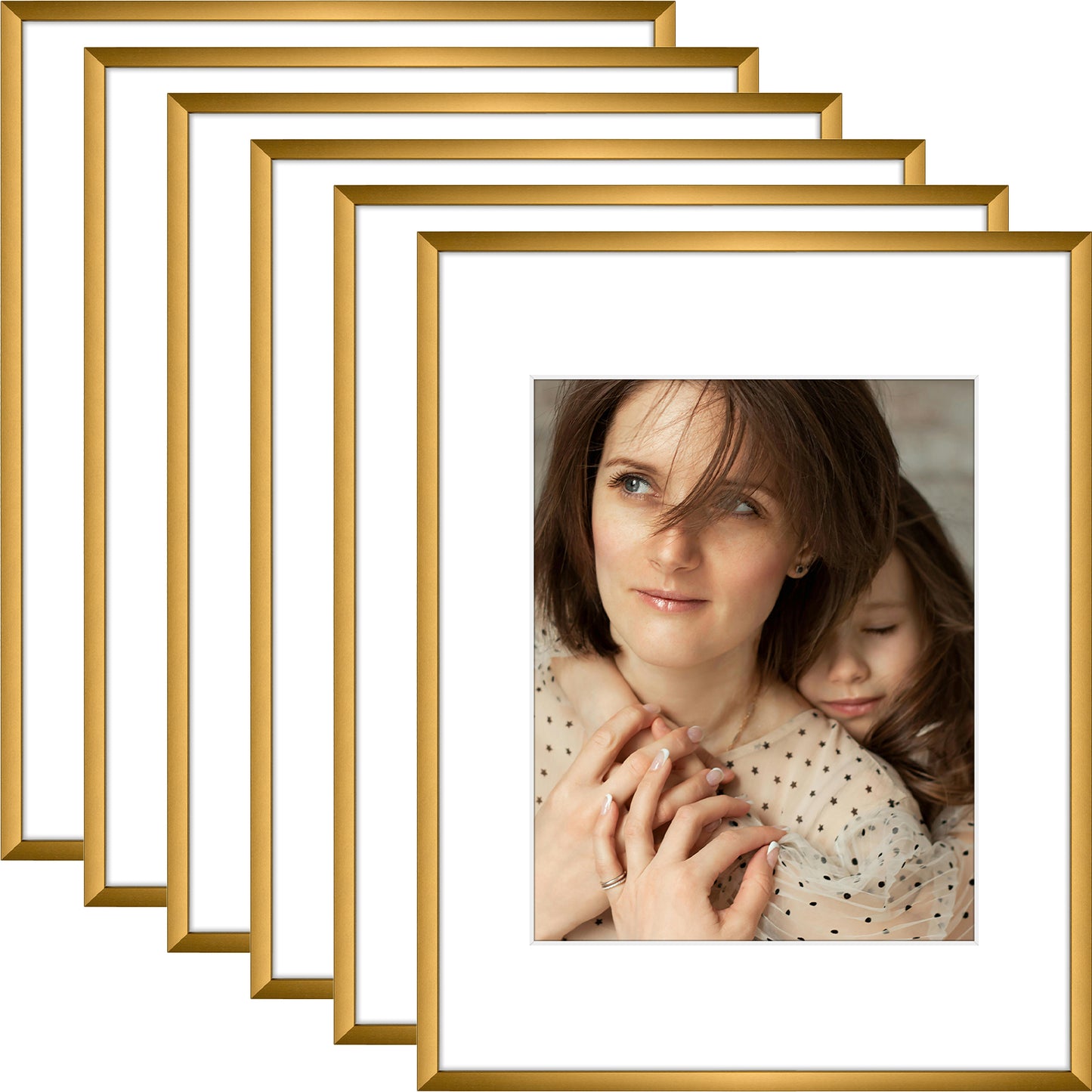 11x14 Aluminum Frame for 8x10 Picture (6 Pcs per Box) Bronze