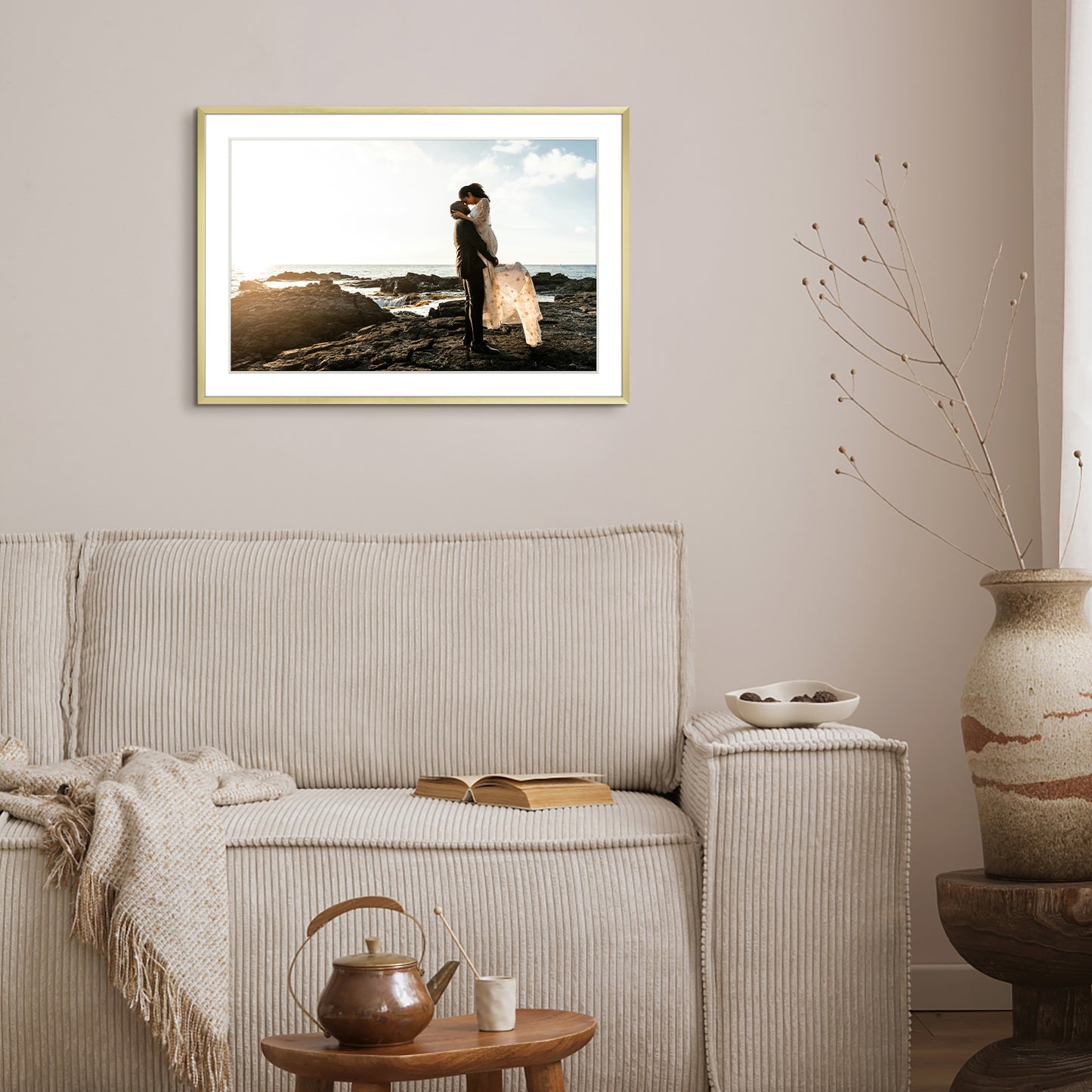 13x19 Metal Picture Frame for 11x17 Photo with White Mat and Real Glass (6 Pcs per Box)