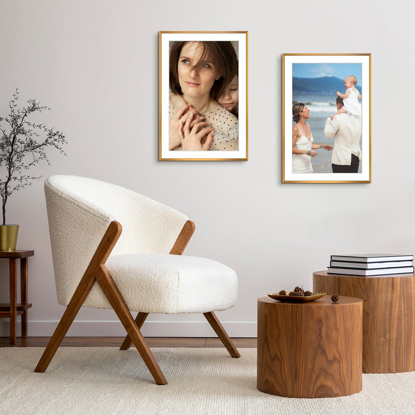 13x19 Metal Picture Frame for 11x17 Photo with White Mat and Real Glass (6 Pcs per Box)