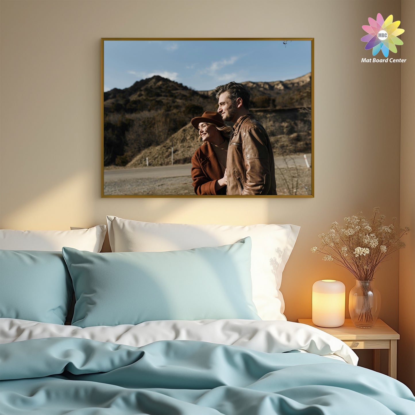 18x24 Aluminum Picture Frame With White Mat For 16x20 Photo (3 Pcs Per Box)