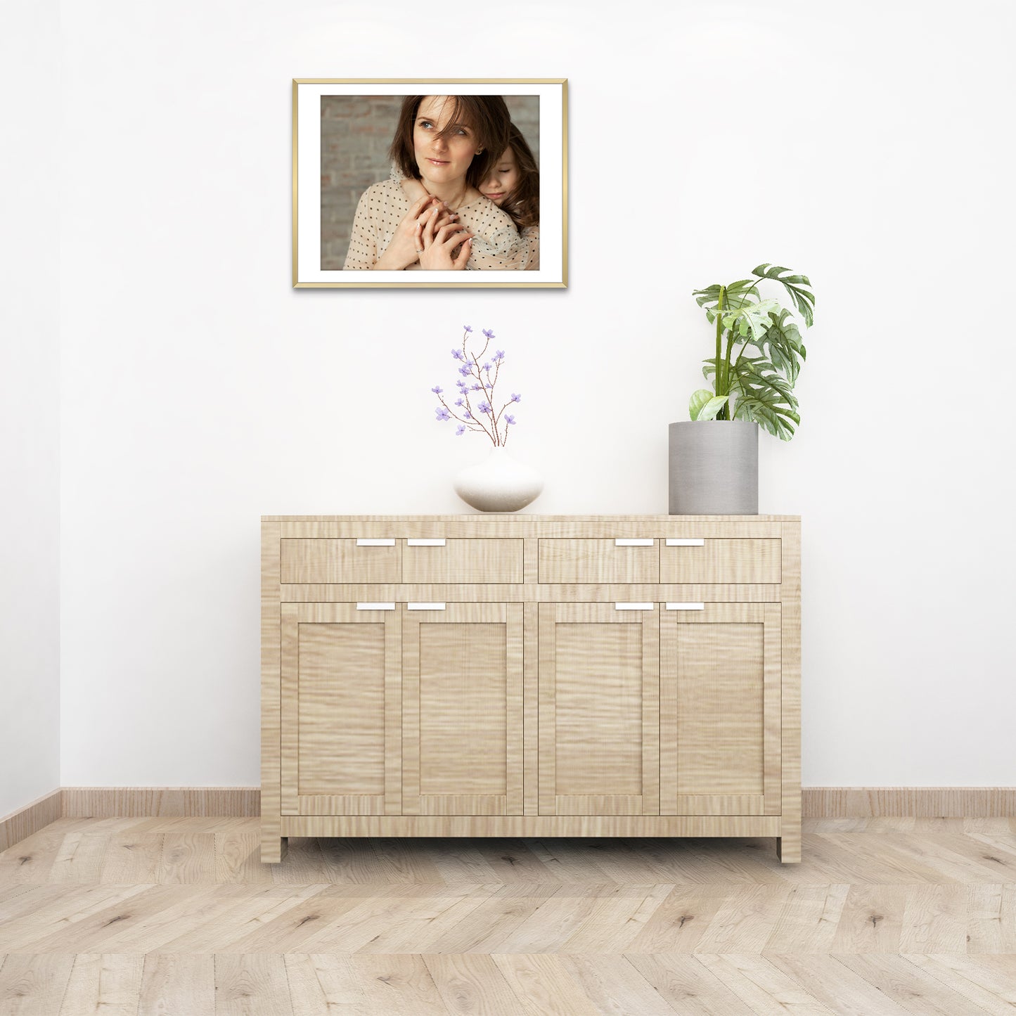18x24 Metal Picture Frame for 16x20 Photo with White Mat and Real Glass (3 Pcs per Box)