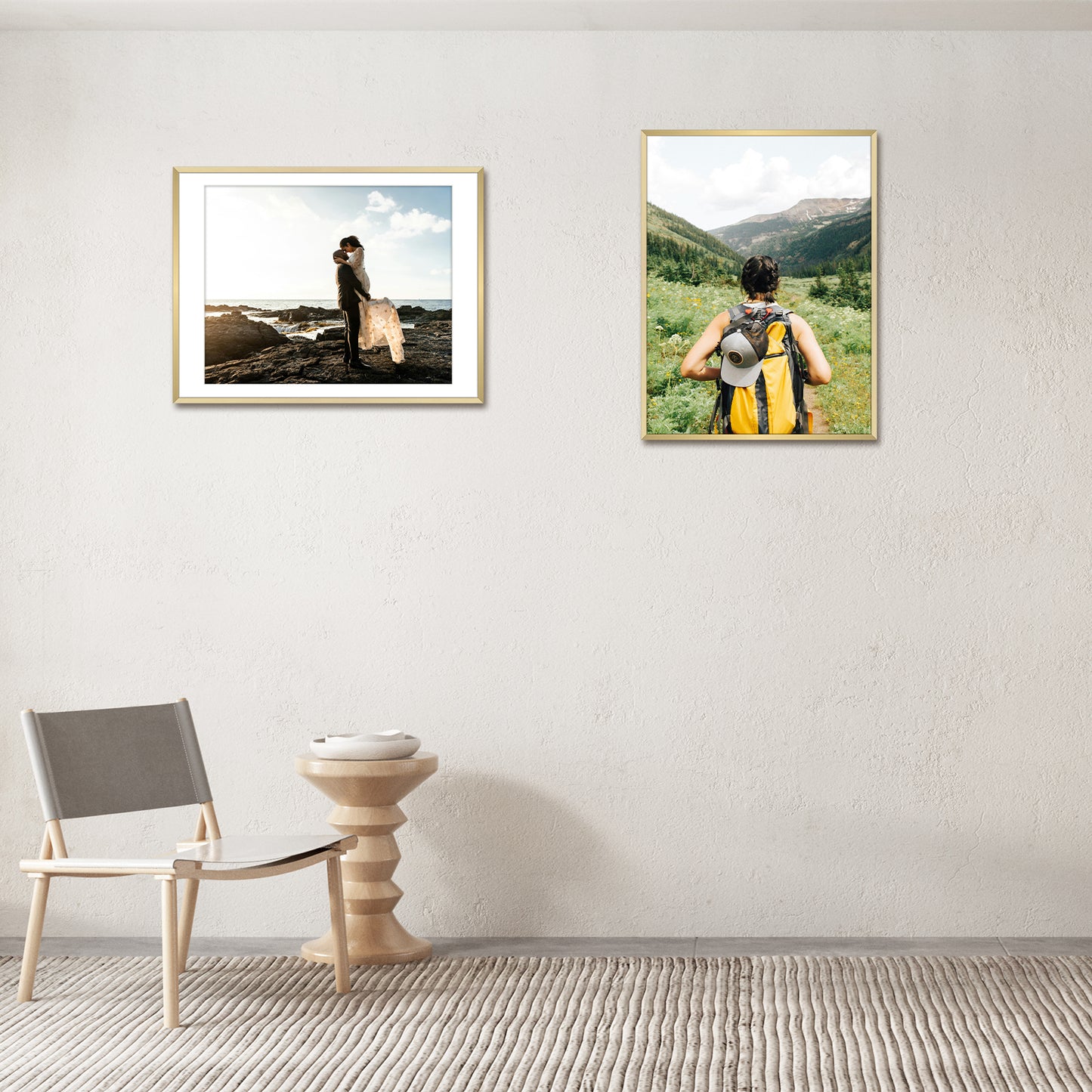 18x24 Metal Picture Frame for 16x20 Photo with White Mat and Real Glass (3 Pcs per Box)