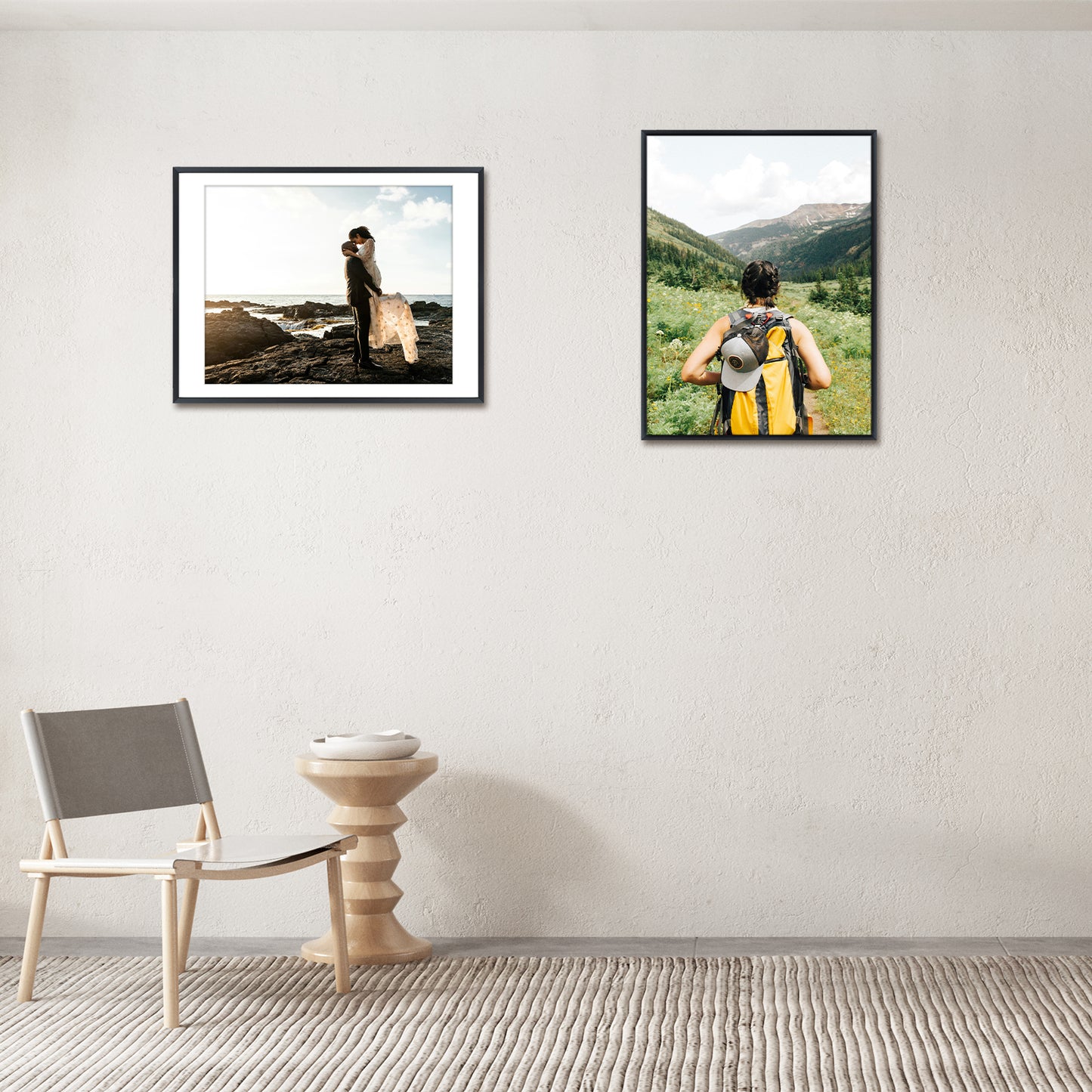 18x24 Metal Picture Frame for 16x20 Photo with White Mat and Real Glass (3 Pcs per Box)
