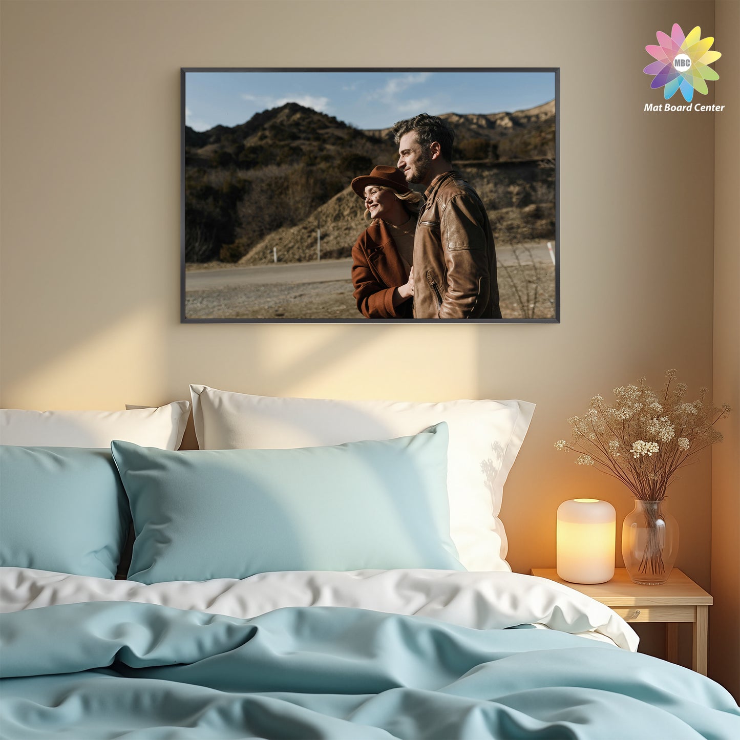 16x24 Aluminum Picture Frame with White Mat for 12x18 Photo (6 Pcs Per Box)