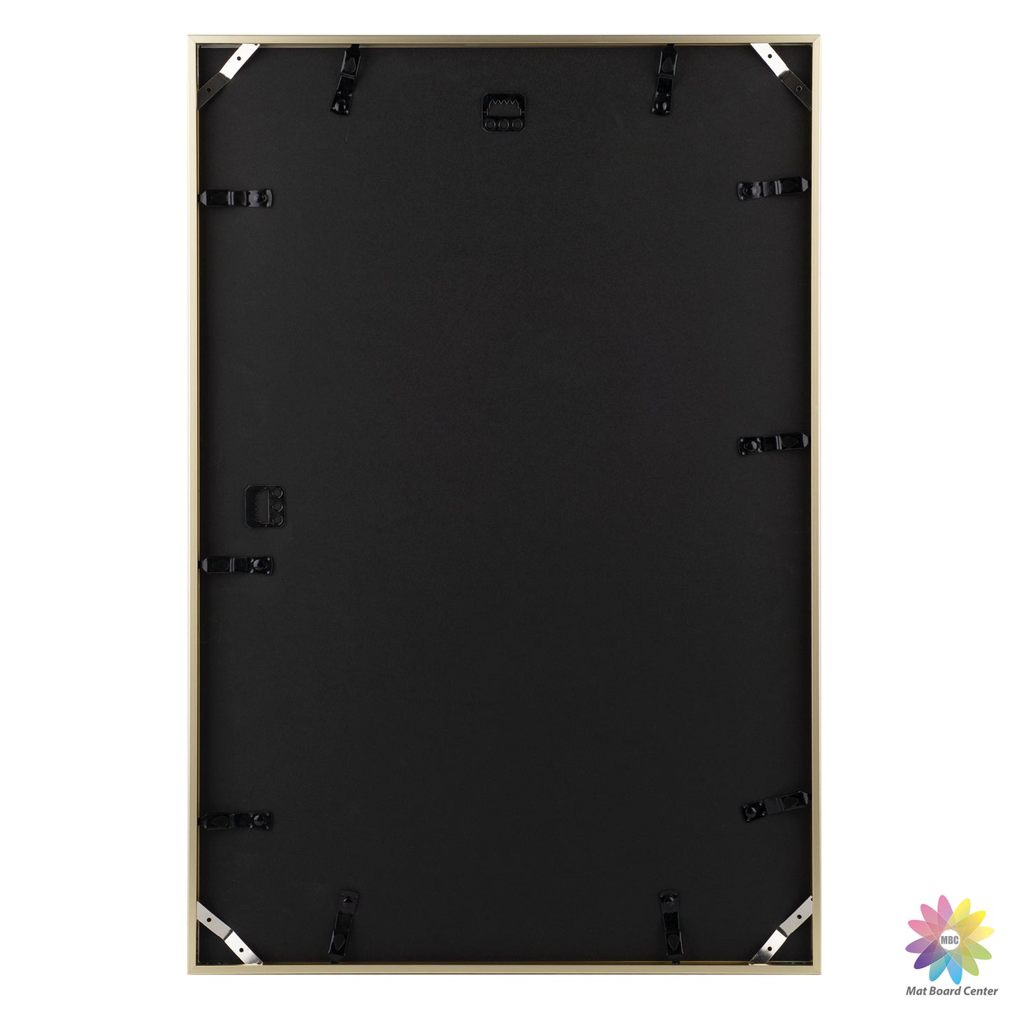 16x24 Aluminum Picture Frame with White Mat for 12x18 Photo (6 Pcs Per Box)