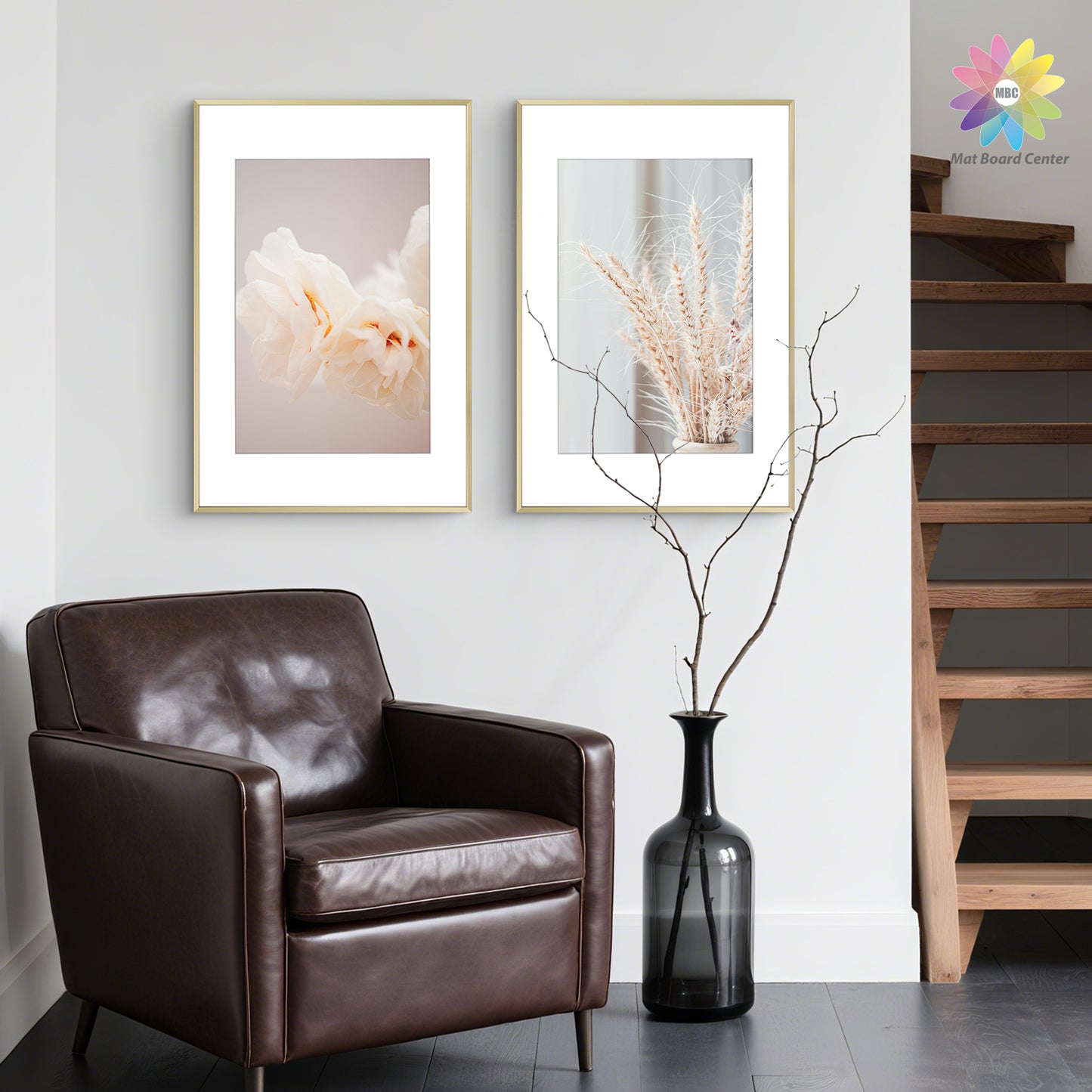 16x24 Aluminum Picture Frame with White Mat for 12x18 Photo (6 Pcs Per Box)