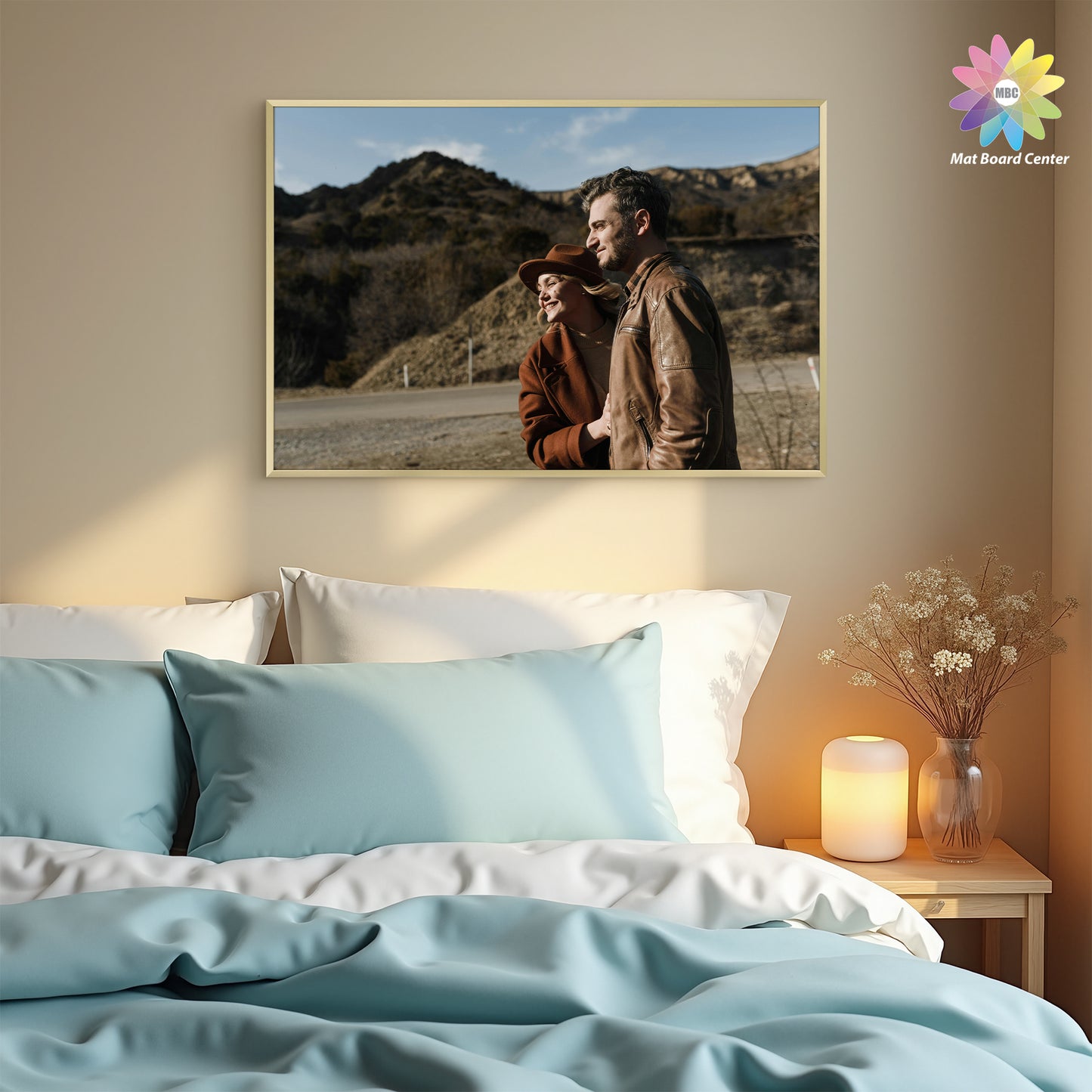 16x24 Aluminum Picture Frame with White Mat for 12x18 Photo (6 Pcs Per Box)