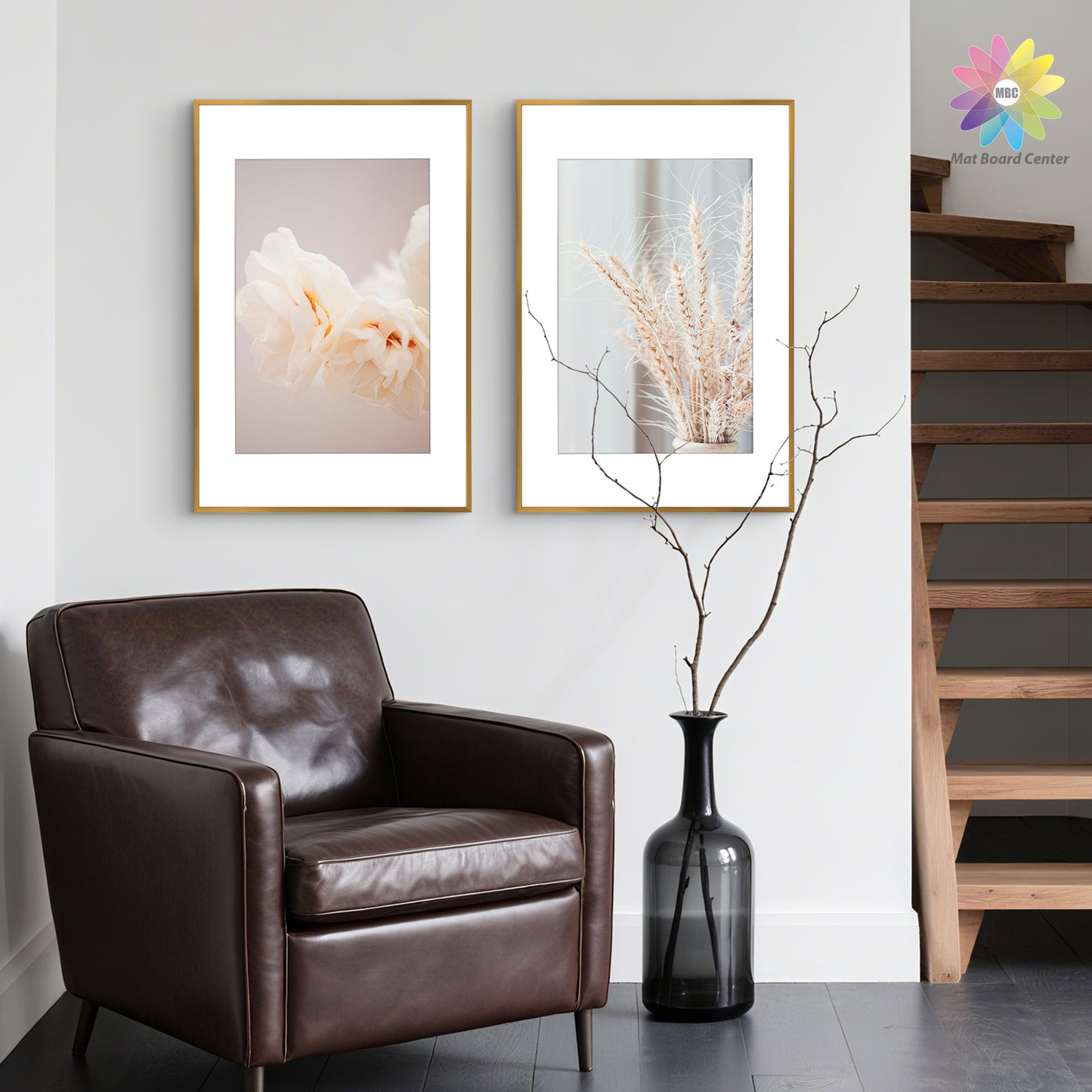 16x24 Aluminum Picture Frame with White Mat for 12x18 Photo (6 Pcs Per Box)