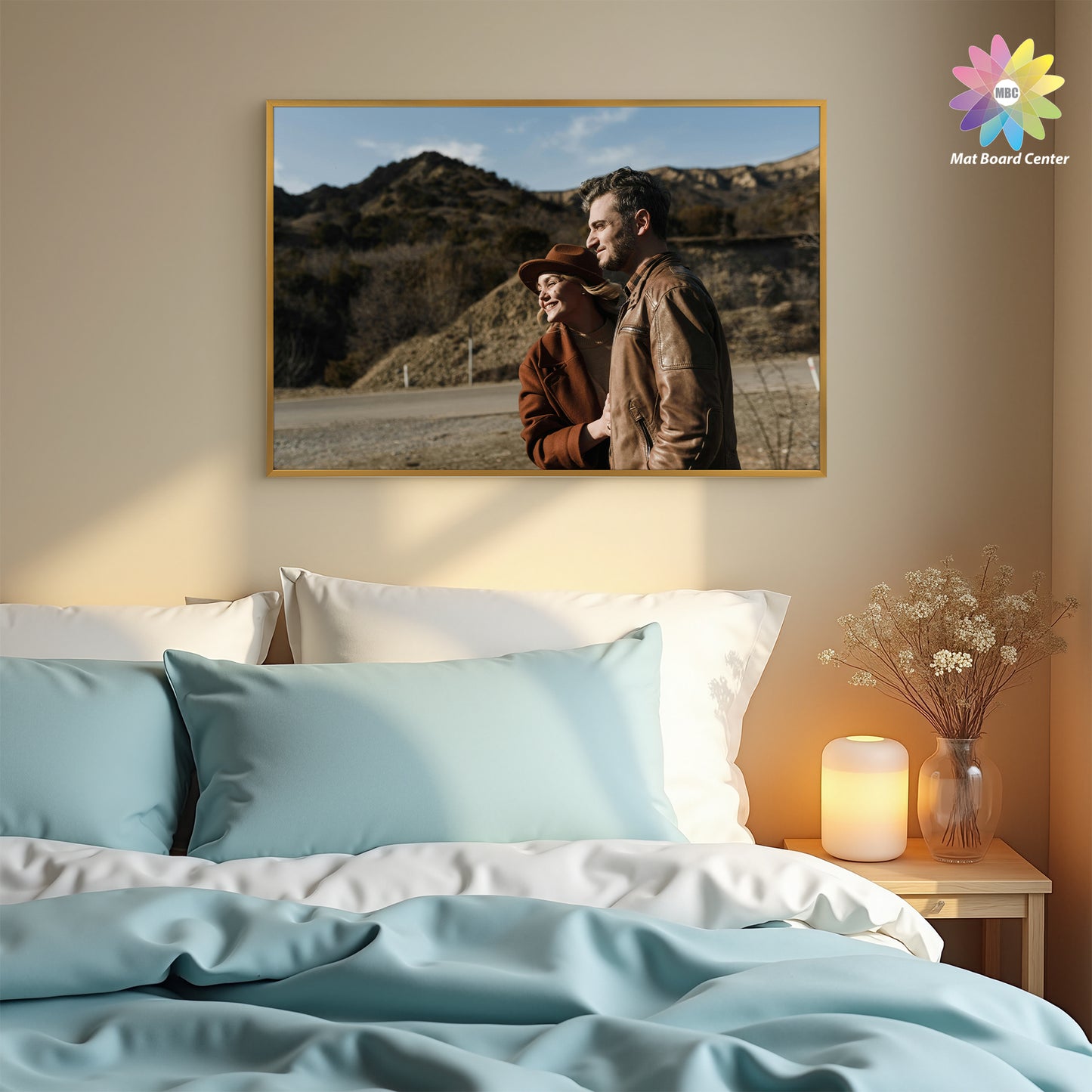 16x24 Aluminum Picture Frame with White Mat for 12x18 Photo (6 Pcs Per Box)