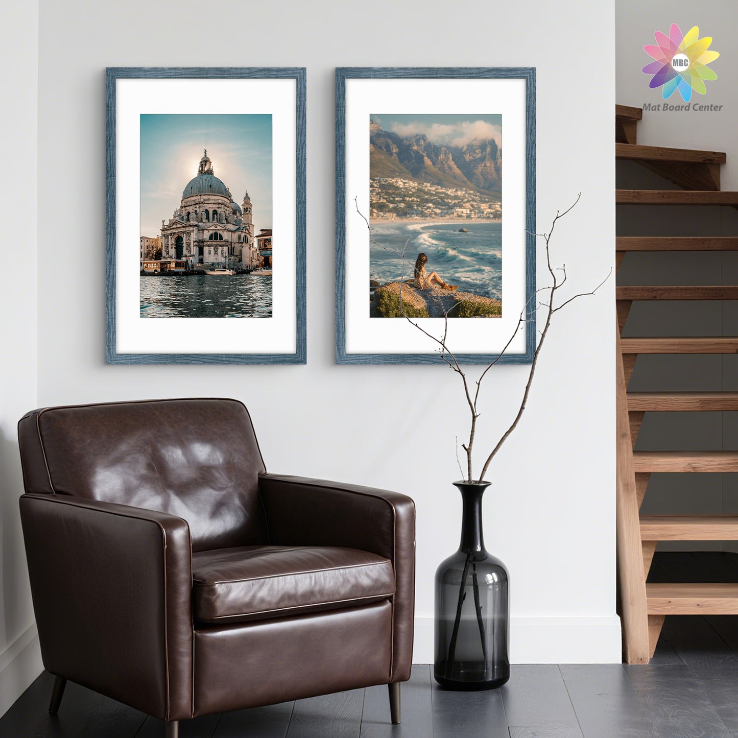 16x24 Picture Frame with White Mat for 12x18 Photo (6 Pcs Per Box)