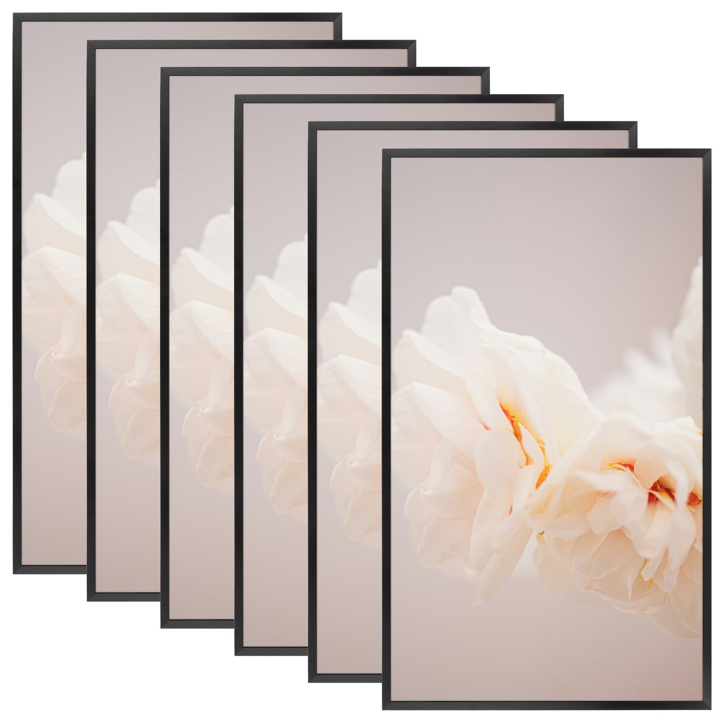 14x24 Poster Frame with Plexiglass (6 Pcs Per Box) Black