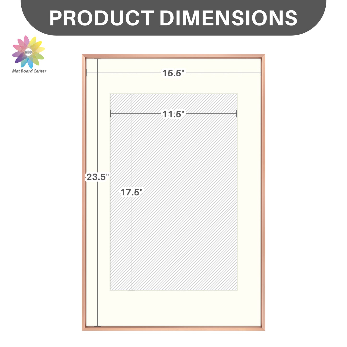 Clearance 16x24 Aluminum Picture Frame for 12x18 Pictures with Ivory Mat and Real Glass (6 Pcs Per Box)