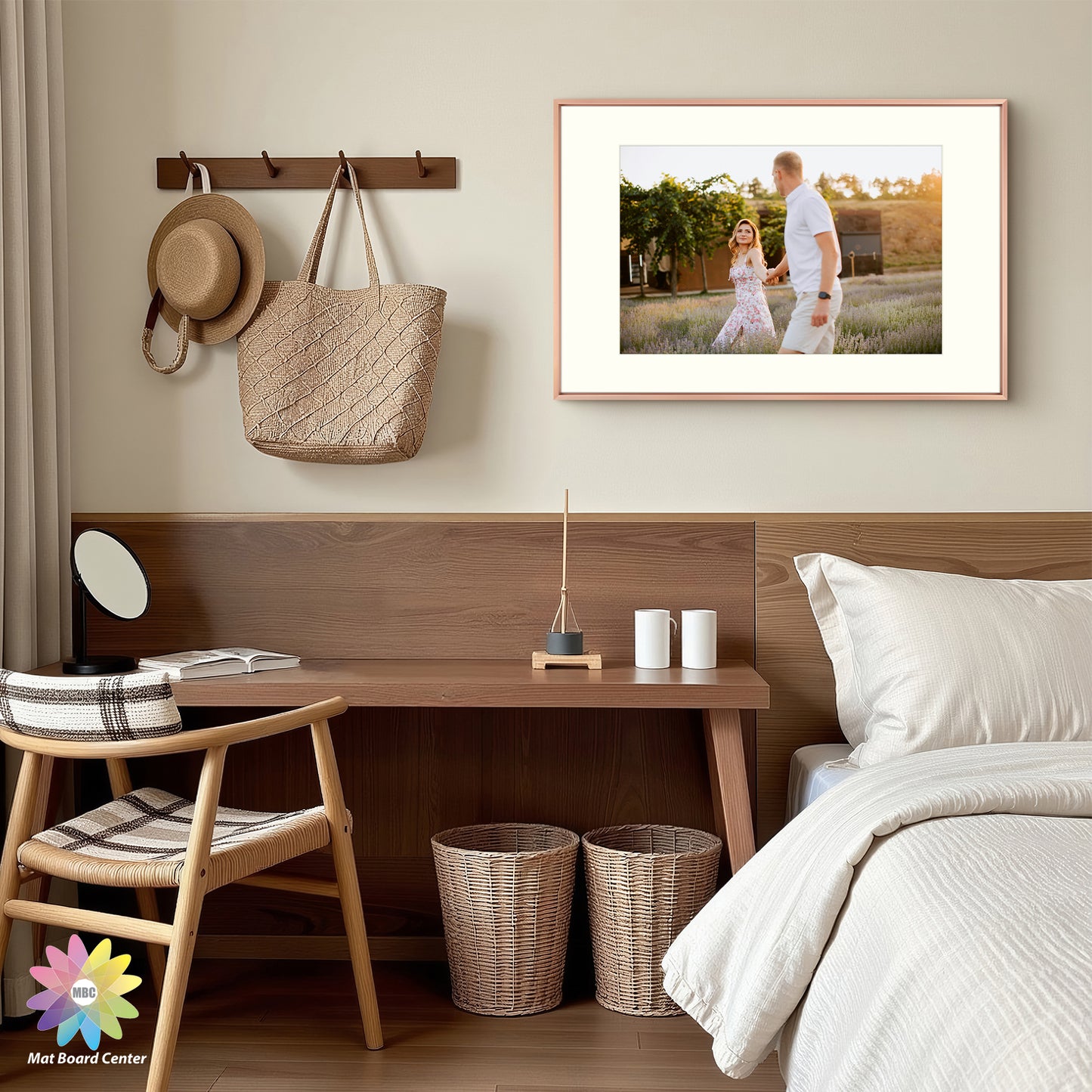 Clearance 16x24 Aluminum Picture Frame for 12x18 Pictures with Ivory Mat and Real Glass (6 Pcs Per Box)