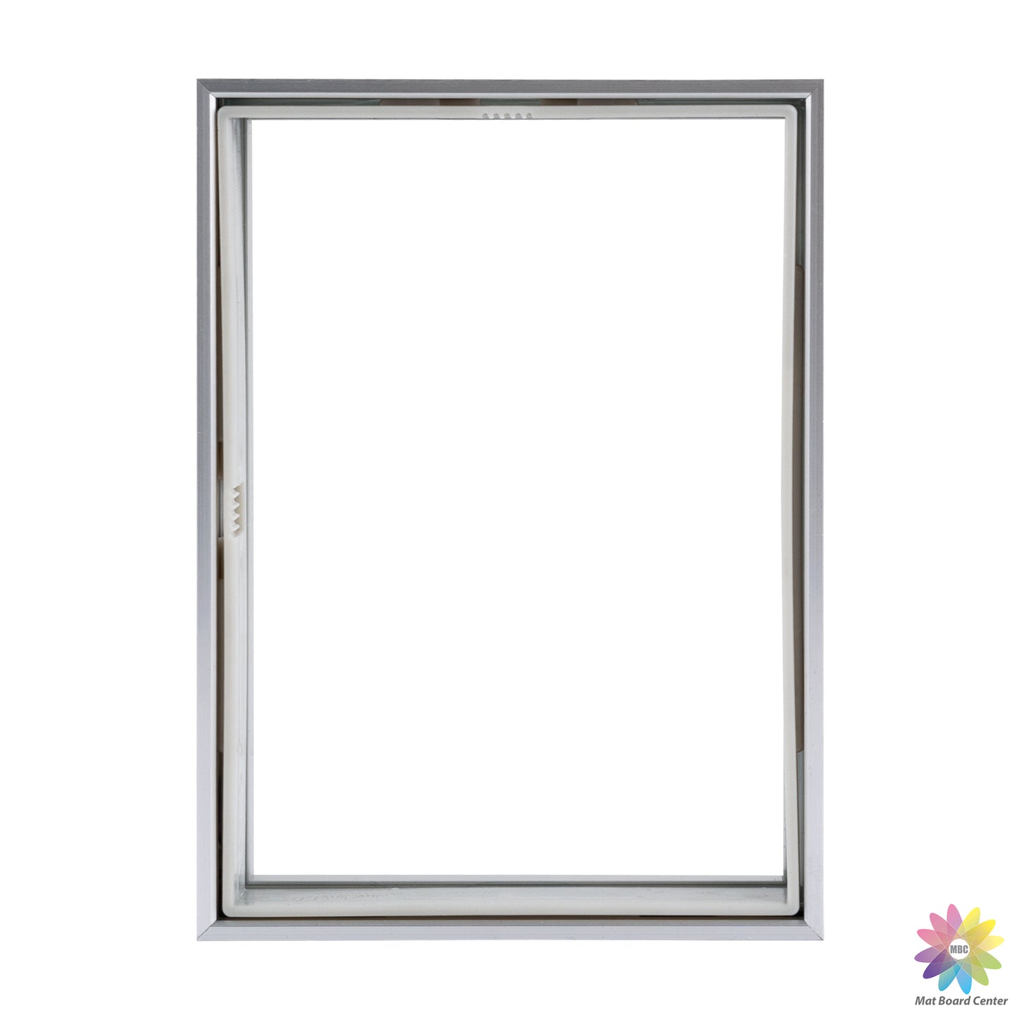 Clearance 5x7 Floating Aluminum Frame with Real Glass (12 Pcs Per Box)