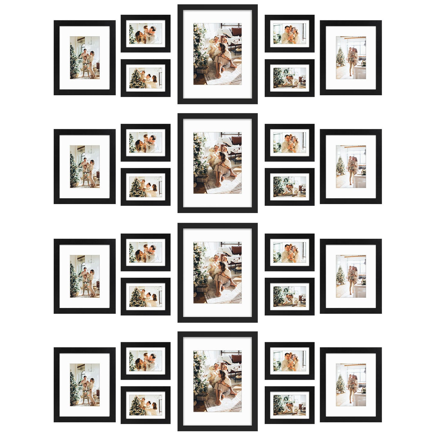 Gallery Wall Frames Set (28 Pcs Per Box) Black