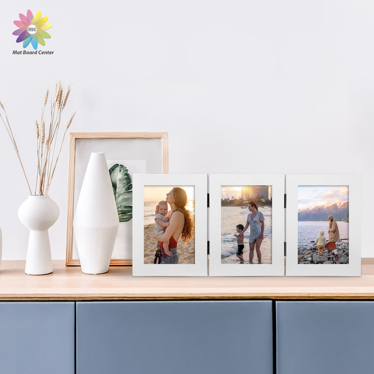 Three Picture Frame for Three 4x6 Pictures (8 Pcs per Box)