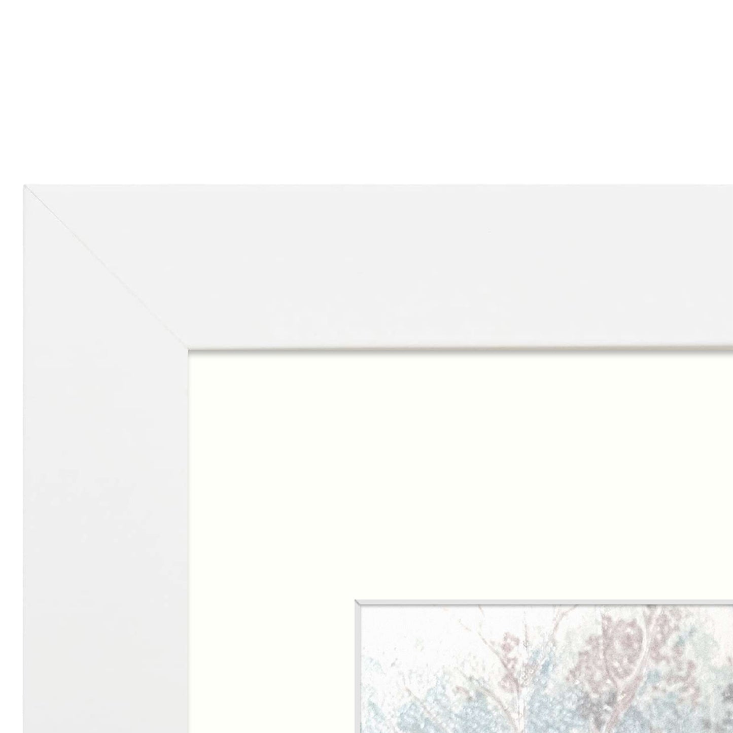 Clearance 12x16 Wood Frame for 8.5x11 Picture with Ivory Mat (8 Pcs per Box)