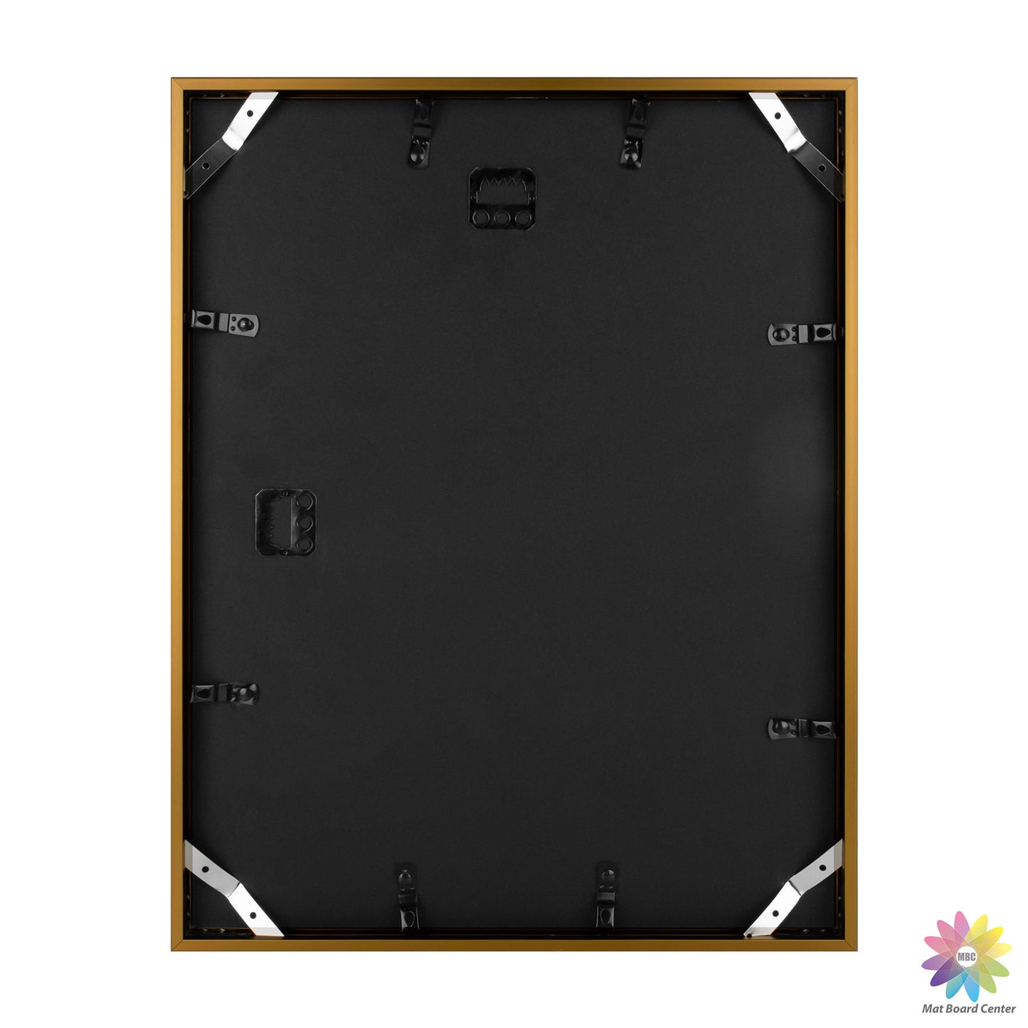 11x14 Aluminum Picture Frame With White Mat For 8.5x11 Photo Bronze(6 Pcs Per Box)