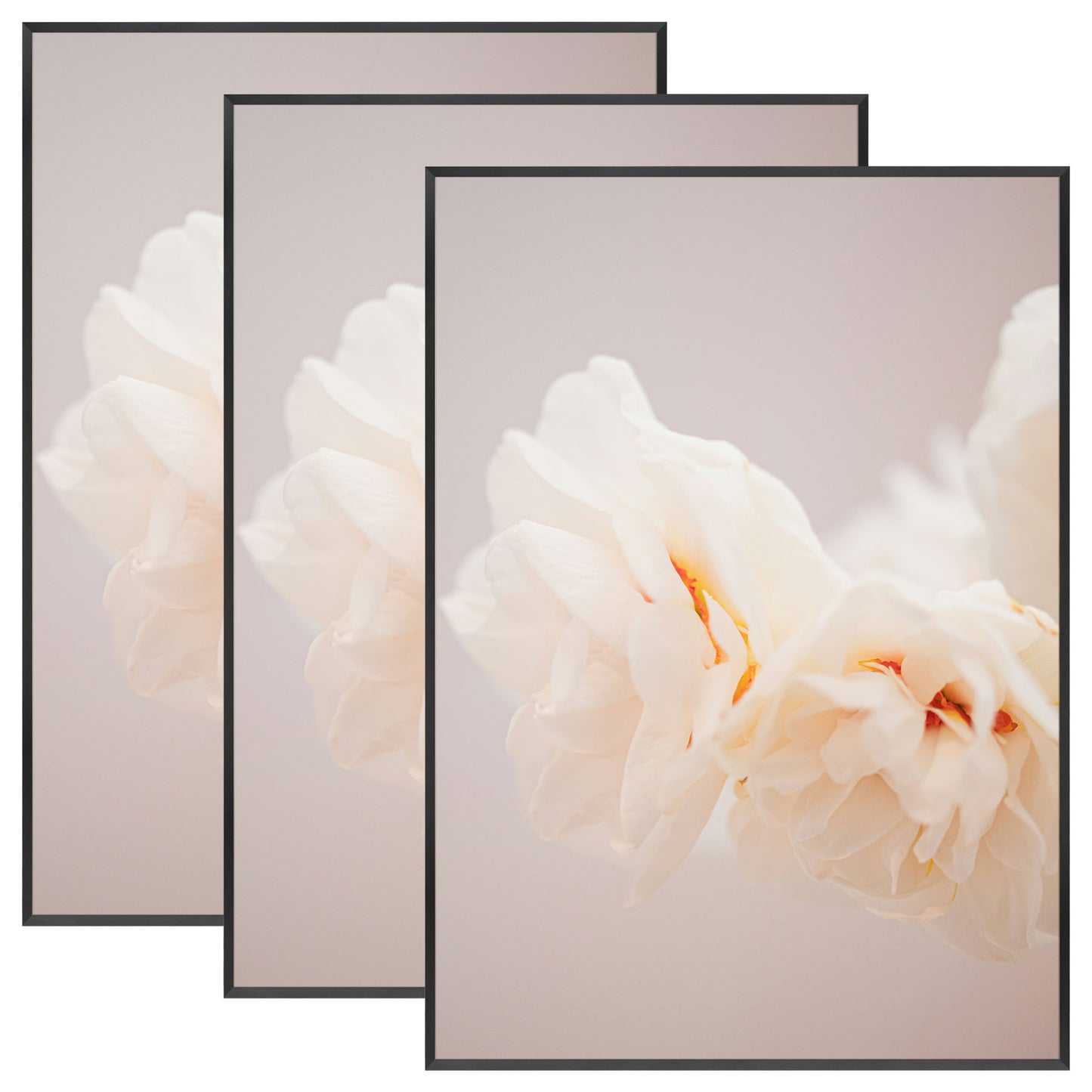 A1 Metal Picture Frame for 23.4x33.1 Picture with Plexiglass(3 Pcs Per Box) Black