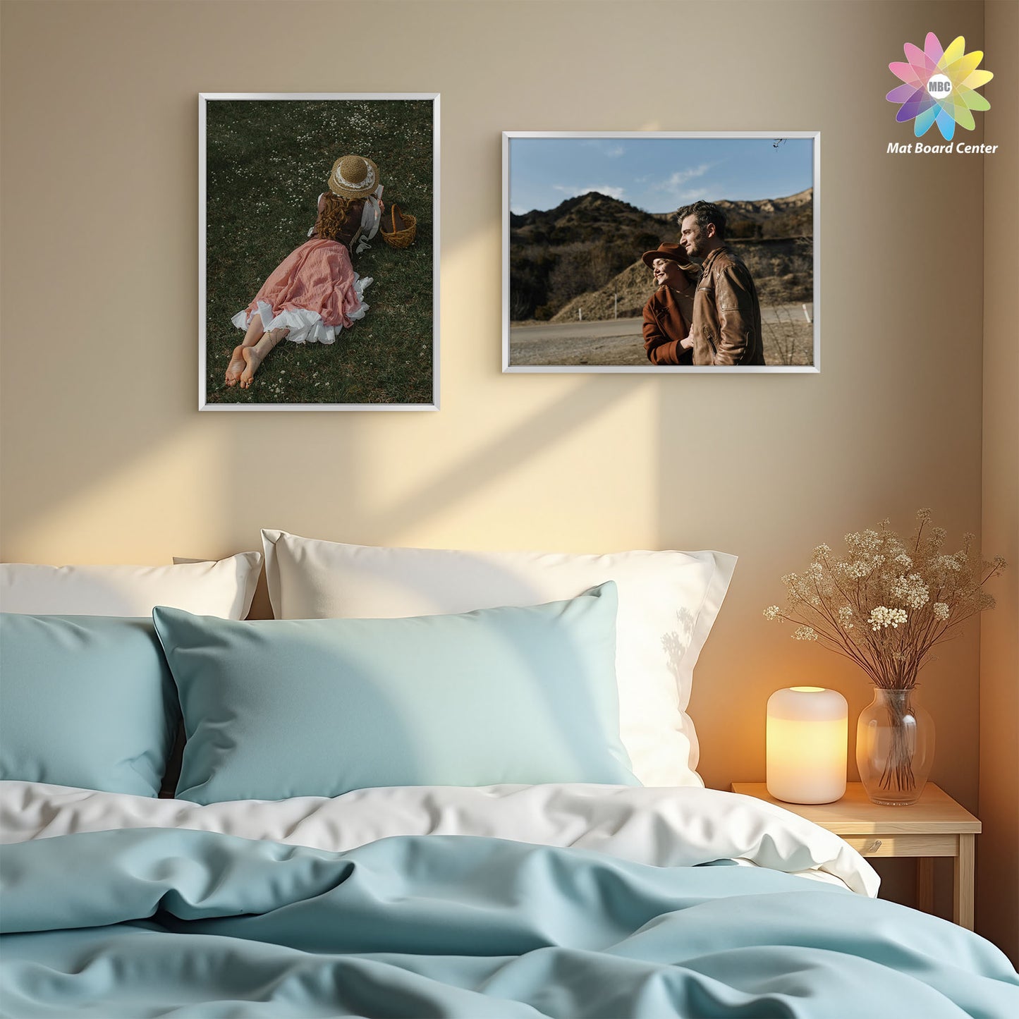 12x16 Aluminum Picutre Frame with White Mat for 11x14 Picture (6 Pcs Per Box)