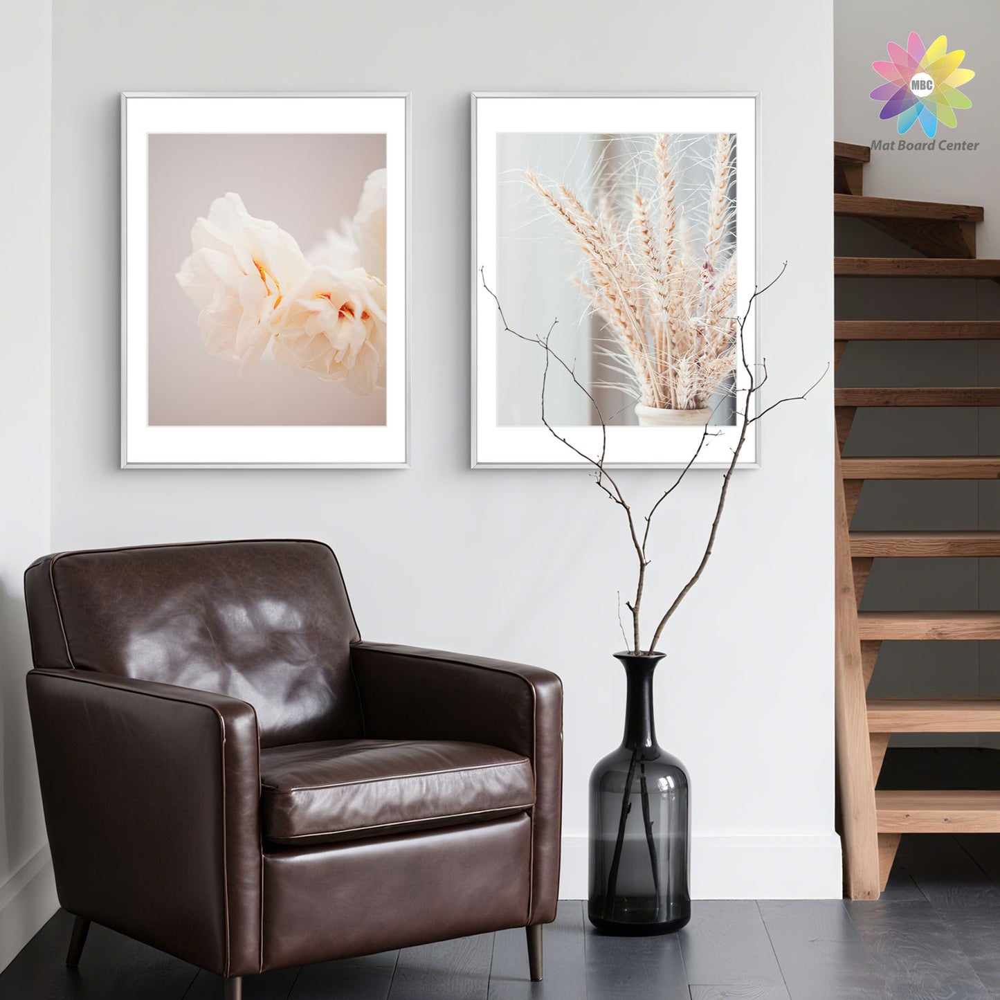 18x24 Poster Frame with White Mat for 16x20 Picture (3 Pcs Per Box)