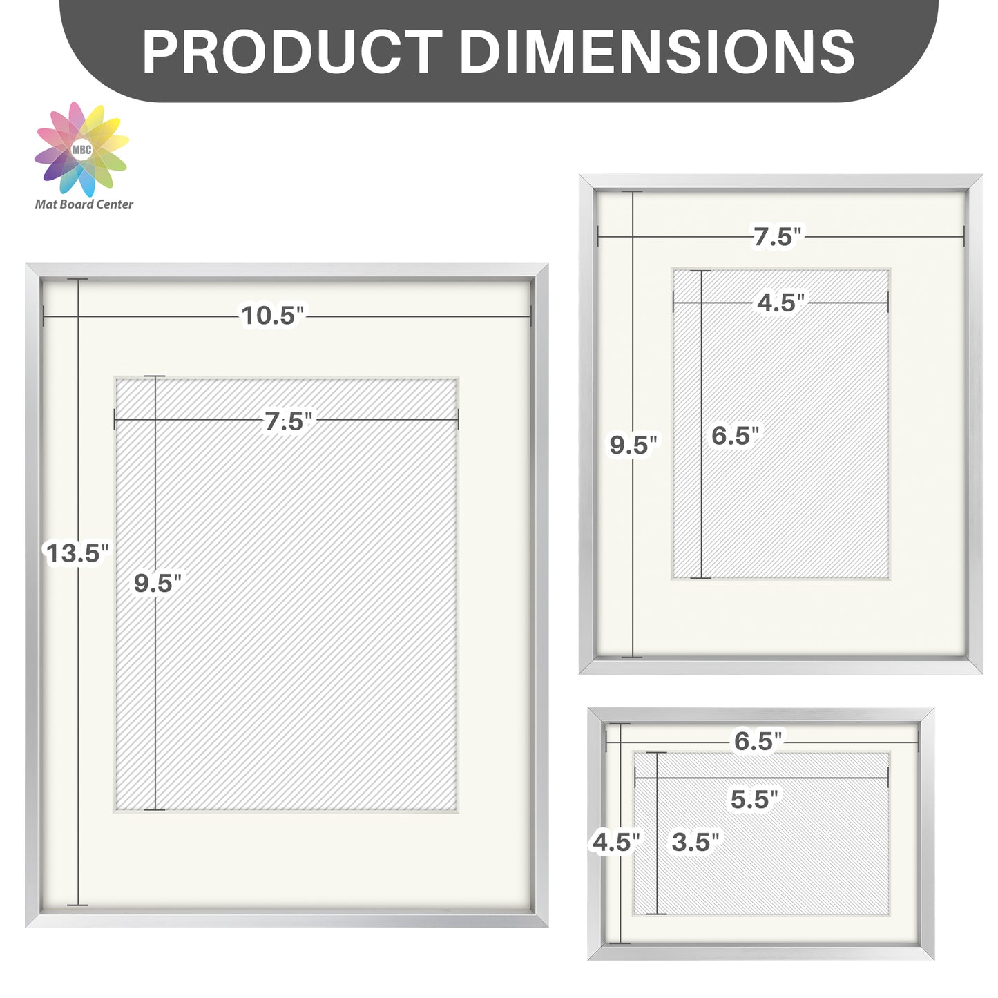 Clearance Gallery Wall frames - Display Four 11x14, Eight 8x10, and Sixteen 5x7 inch Photos (28 Pcs Per Box)