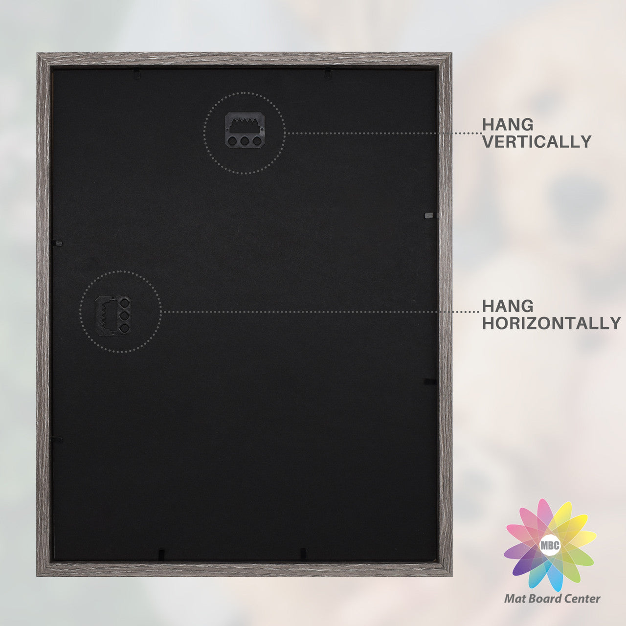 Clearance, Pack of 8, 11x14 Grey Picture/Shadowbox Frame for 8x10 Photo with Ivory Mat and Real Glass