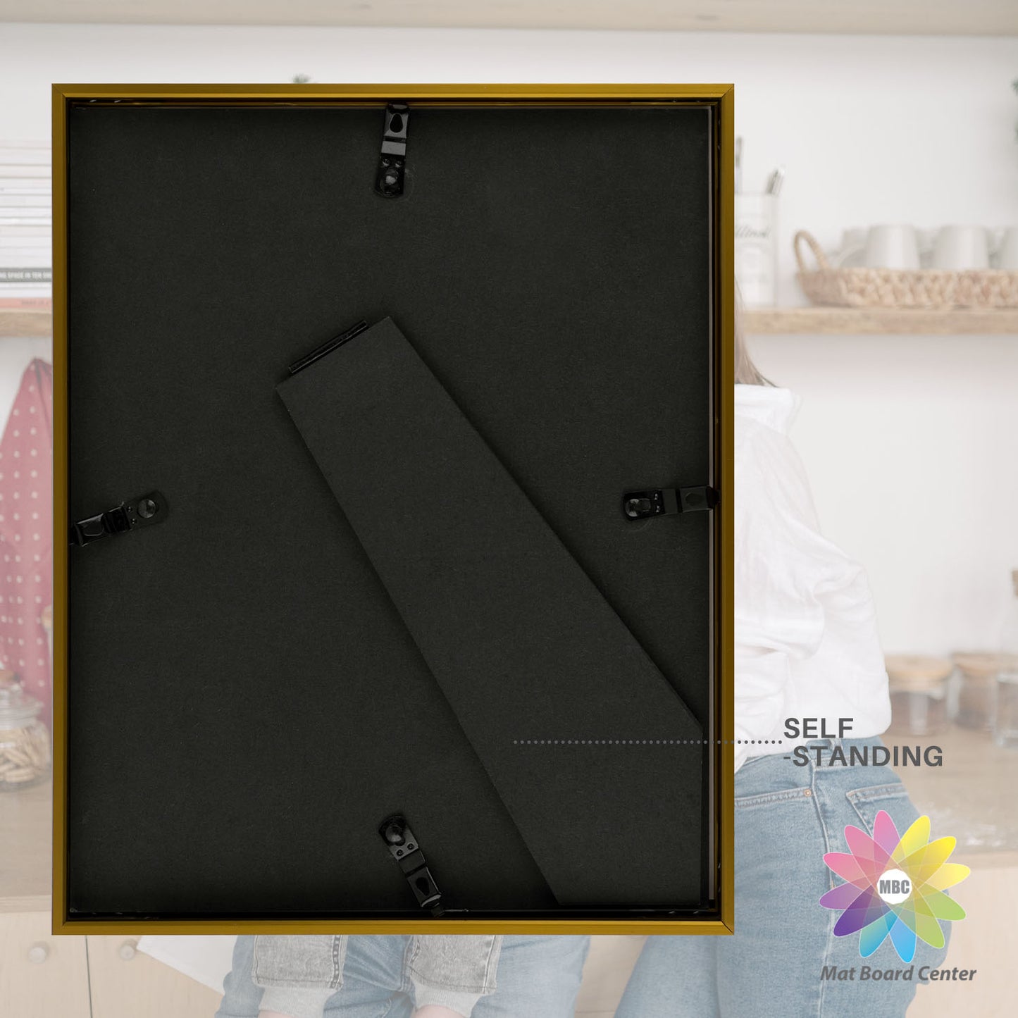 8x10 Aluminum Collage Picture Frame for Two 4x6 photos (12 Pcs per Box)