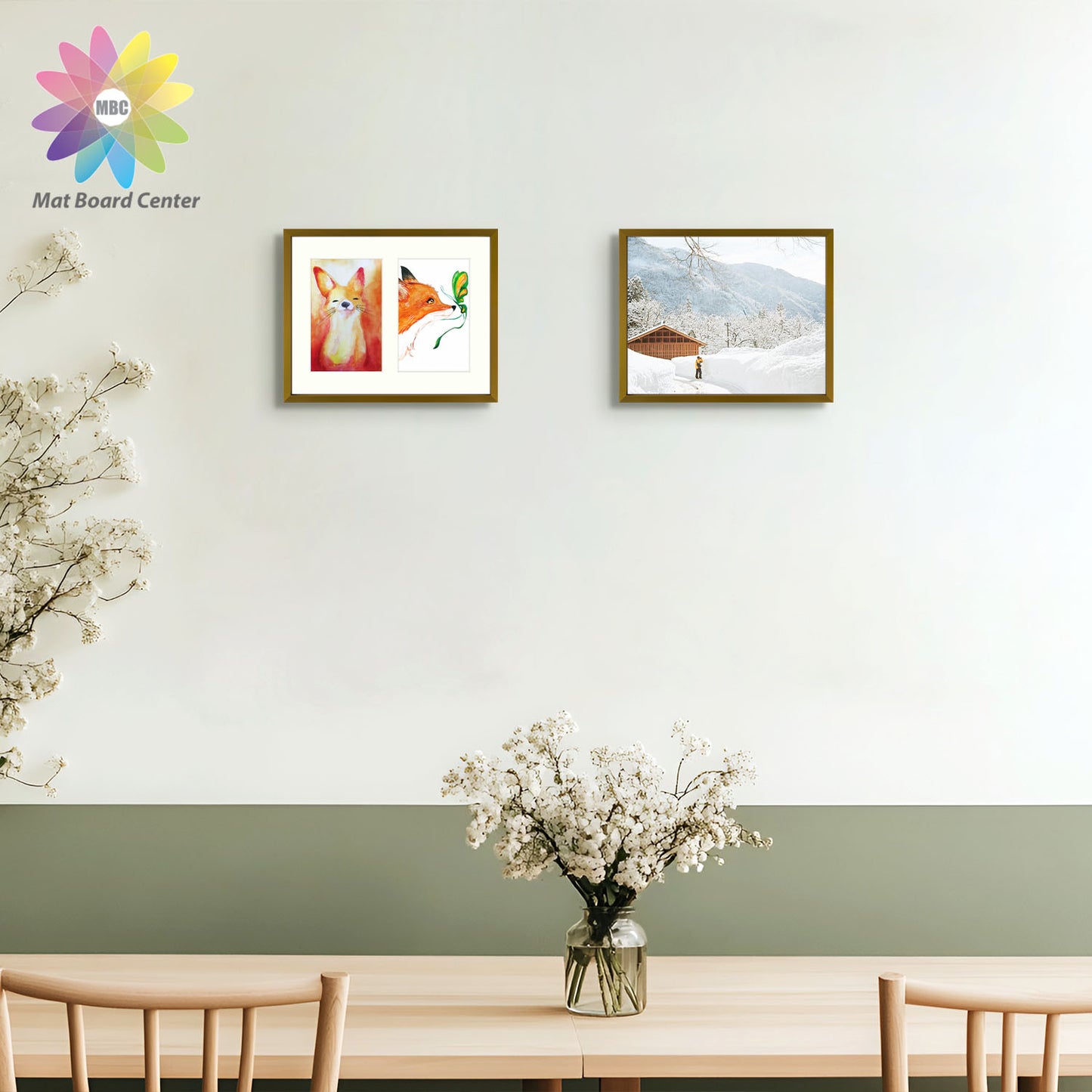 8x10 Aluminum Collage Picture Frame for Two 4x6 photos (12 Pcs per Box)