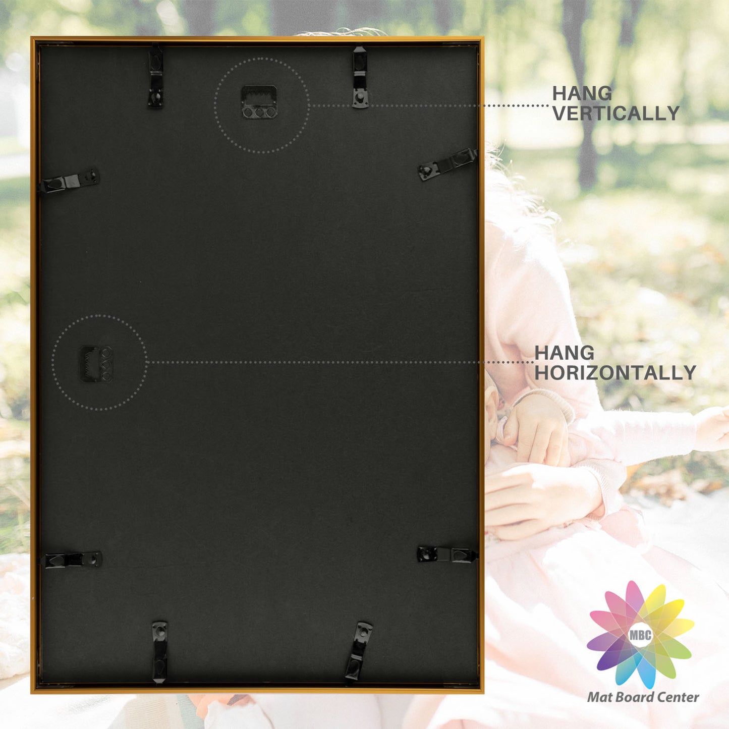 13.6x19.7 Aluminum Collage Picture Frame for Nine 4x6 Photos (4 Pcs per Box)
