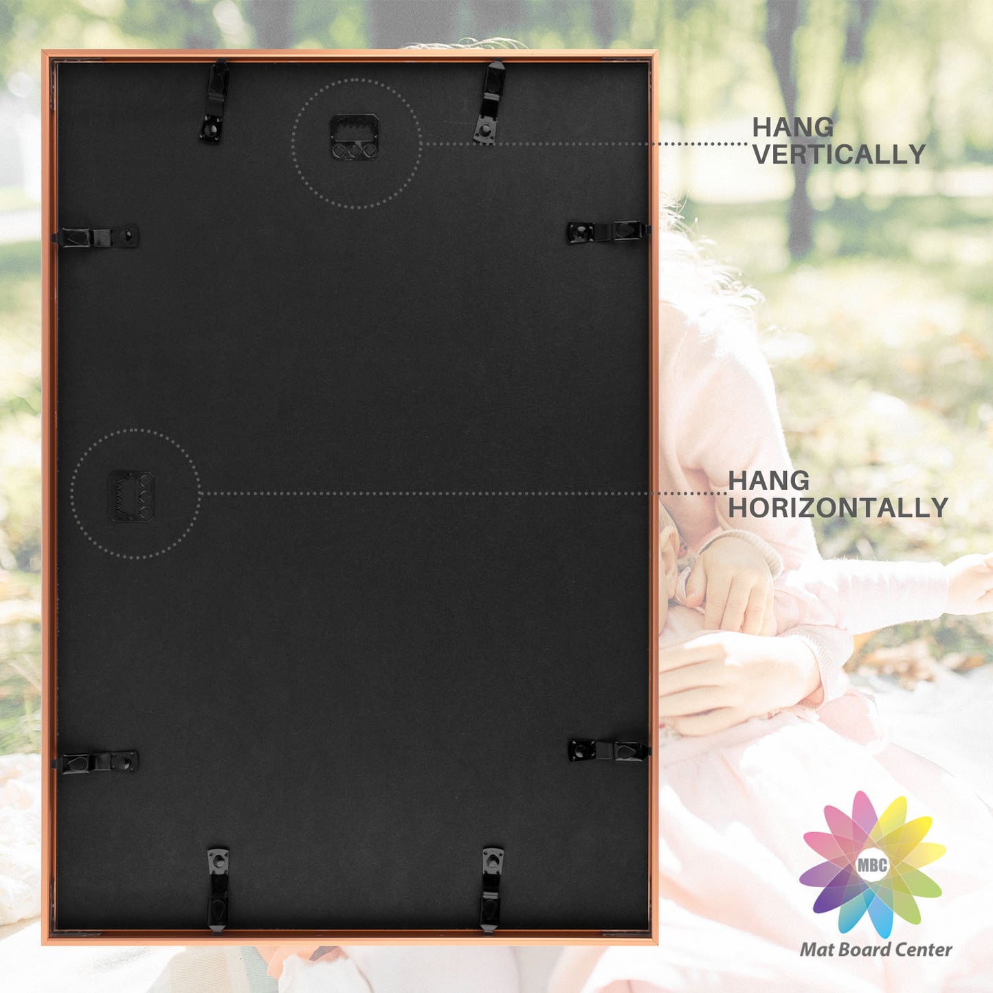 13.6x19.7 Aluminum Collage Picture Frame for Nine 4x6 Photos (4 Pcs per Box)